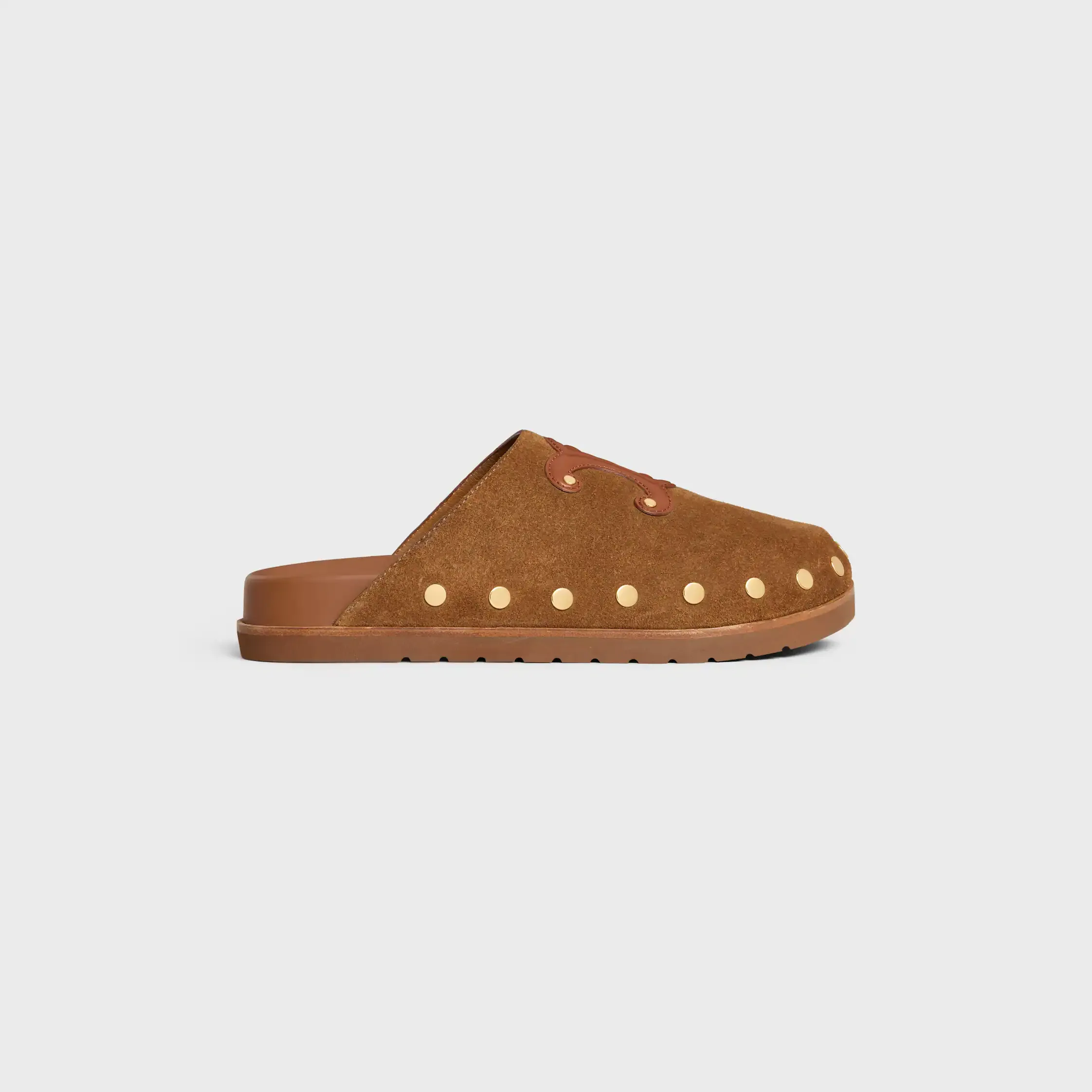 CLOG PITEA I Suede Kalvskinn