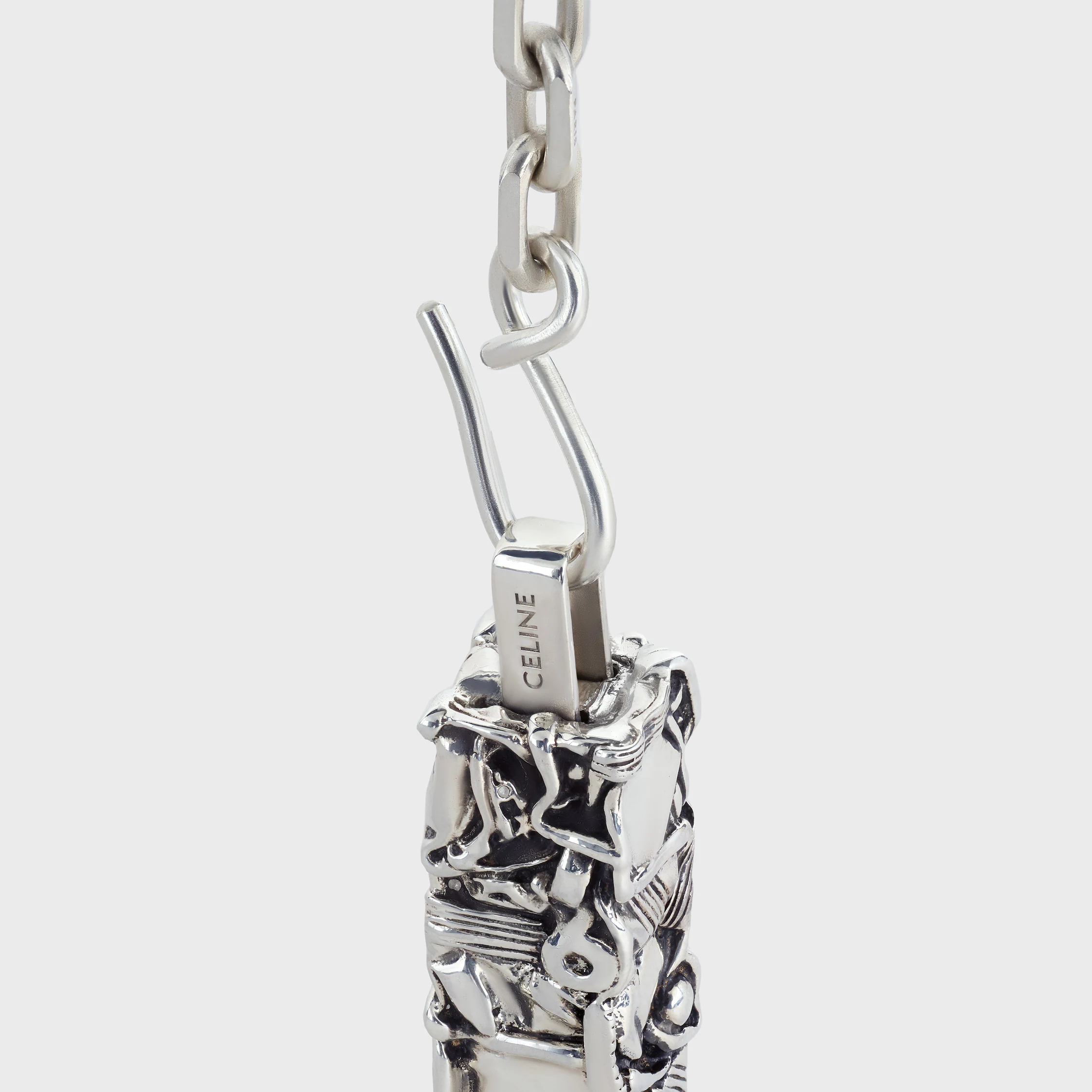 Celine César Project-komprimerad halsband i sterling silver