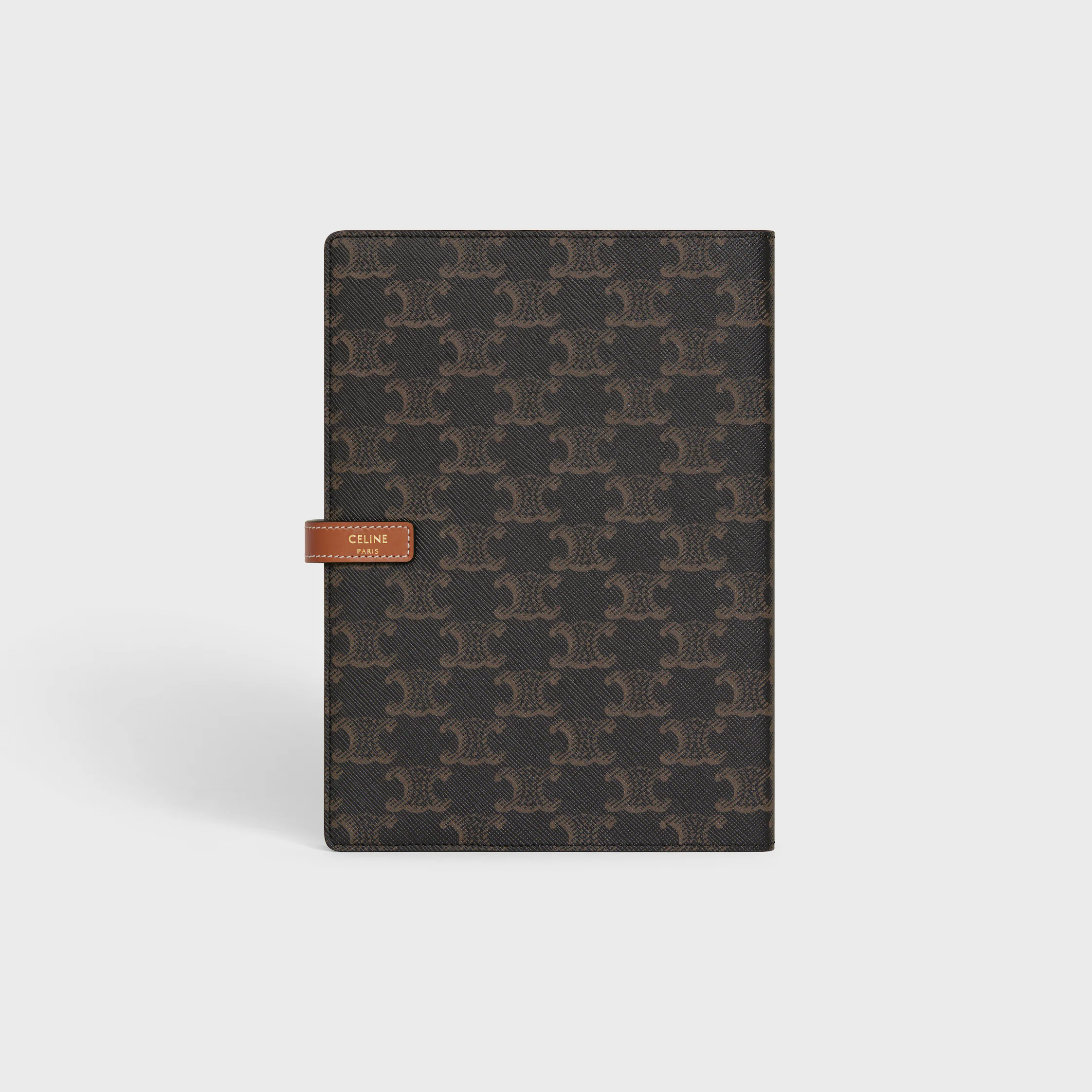 MEDIUM NOTEBOOKSKINN I TRIOMPHE TYG OCH KALFSLÄDER