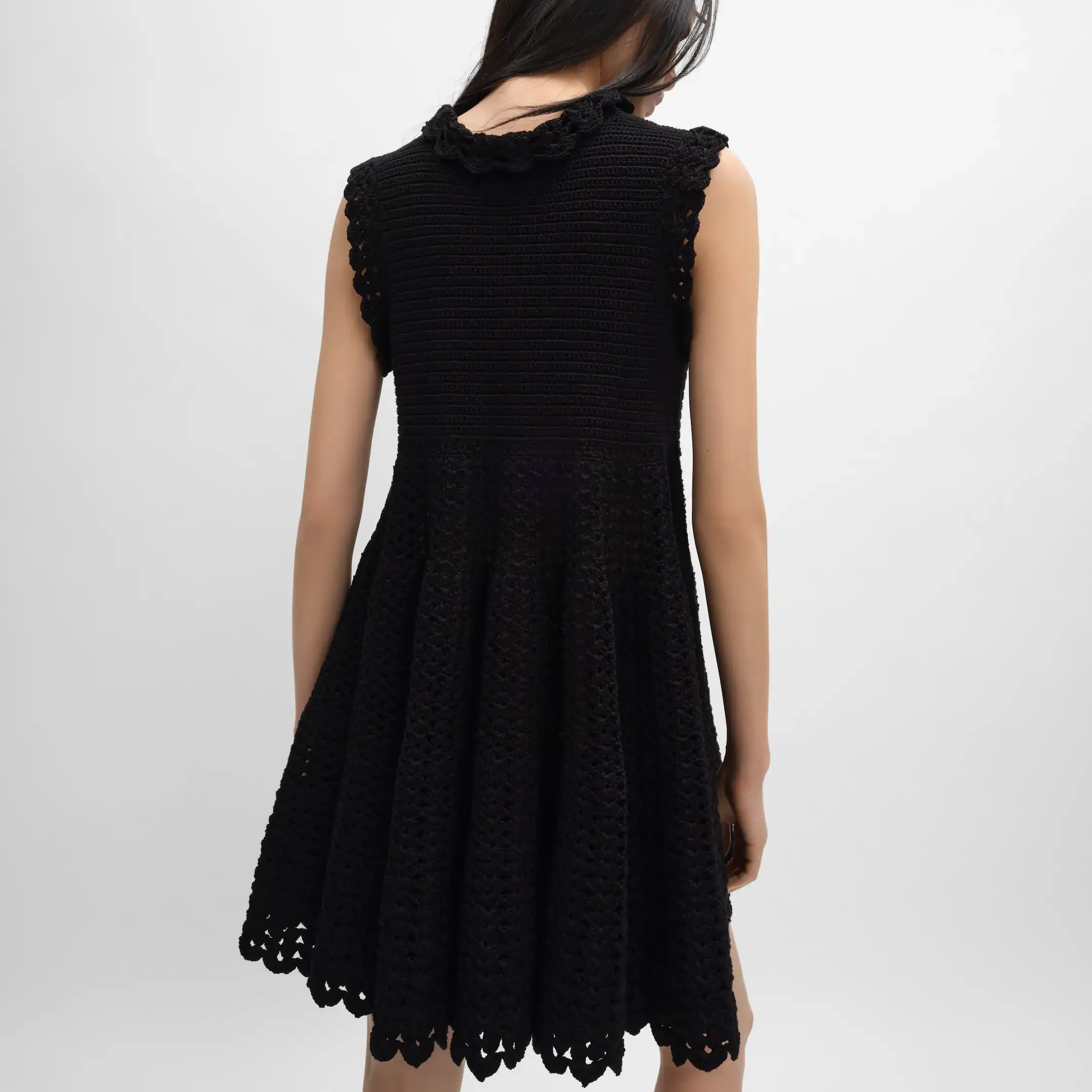 minidress i bomull krochet