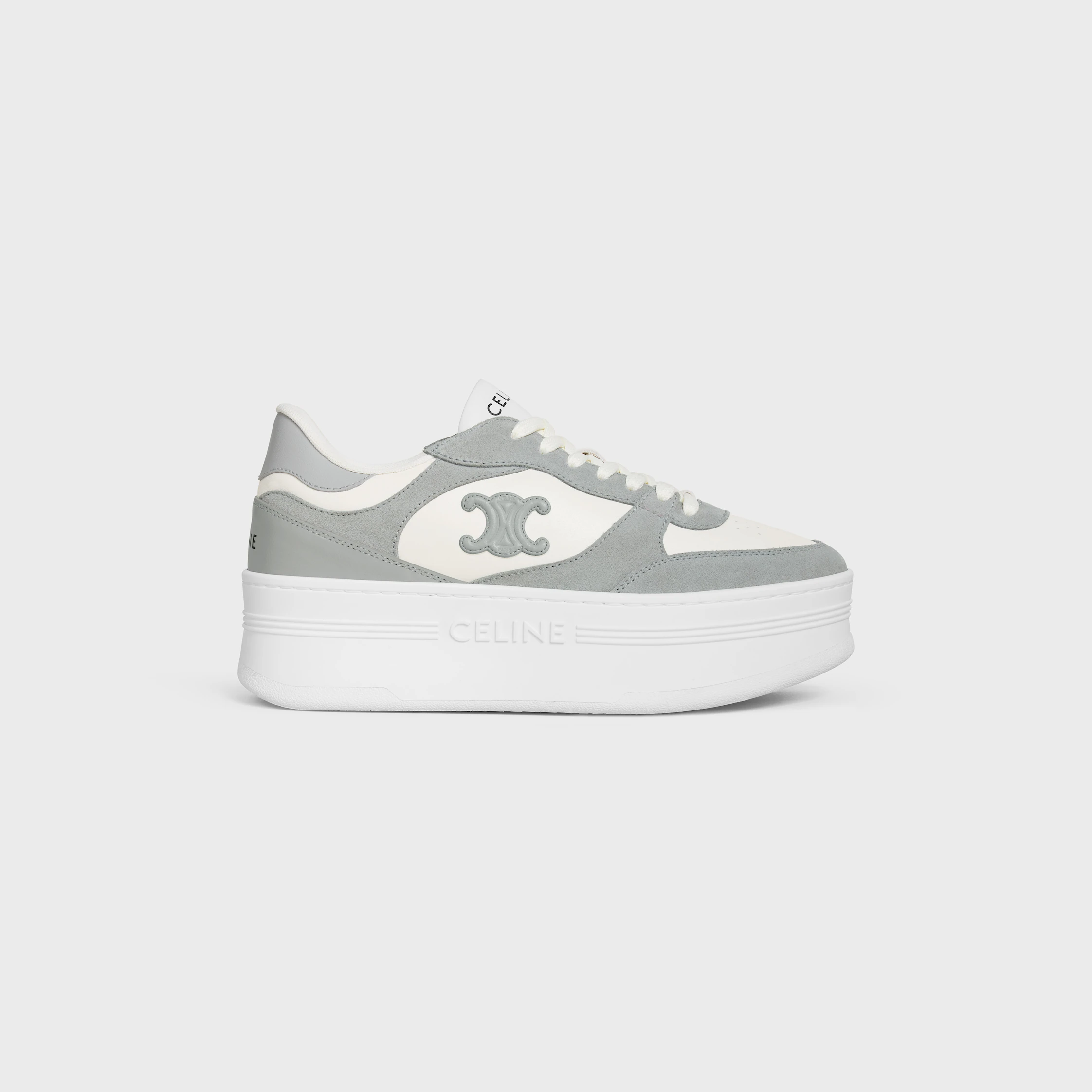 BLOCK VÄGGSNEAKER I KALVSKIN OCH SUEDEKALVSKIN