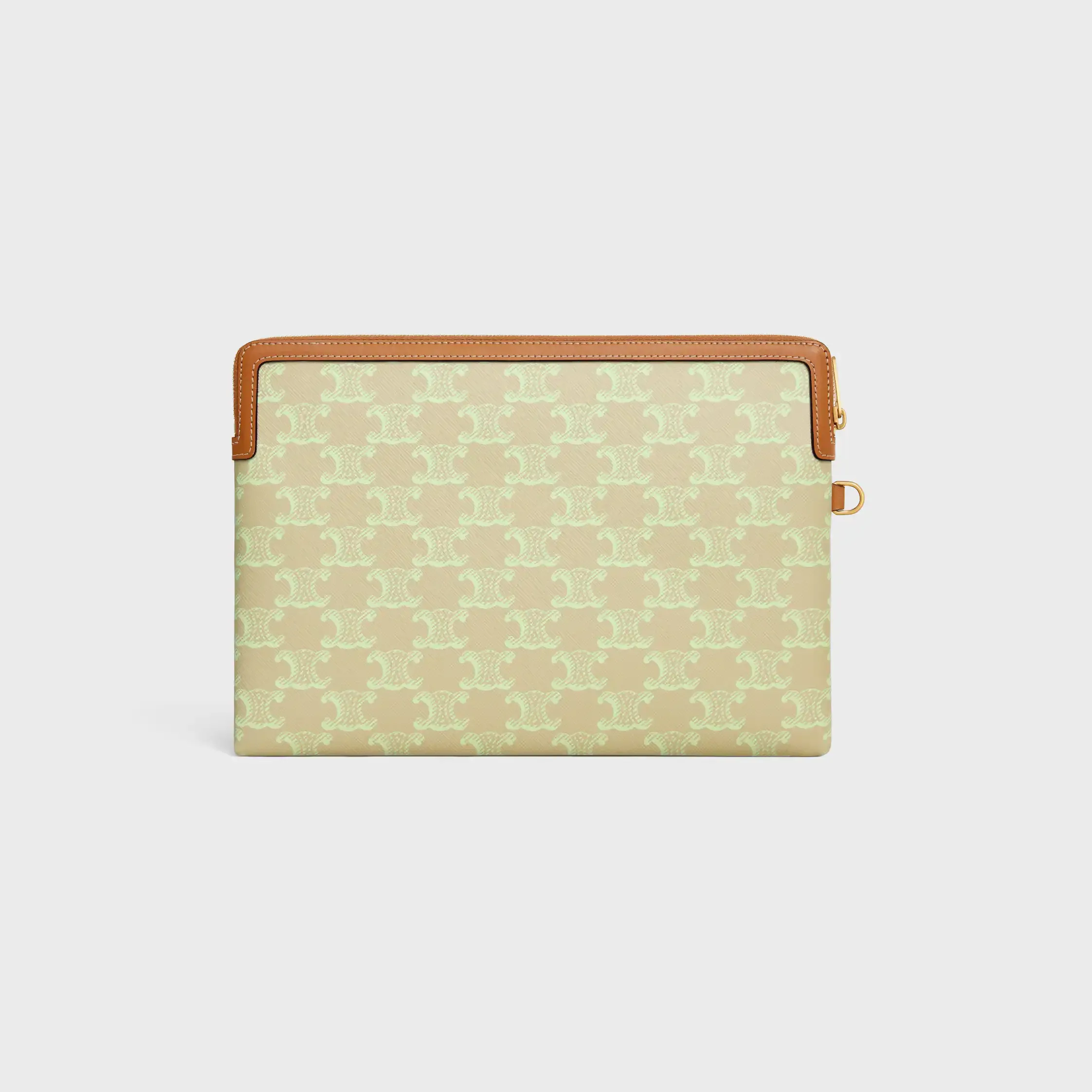 SMALL PÅSE MED STRUMP CUIR TRIOMPHE I TOILE TRIOMPHE OCH VEAU