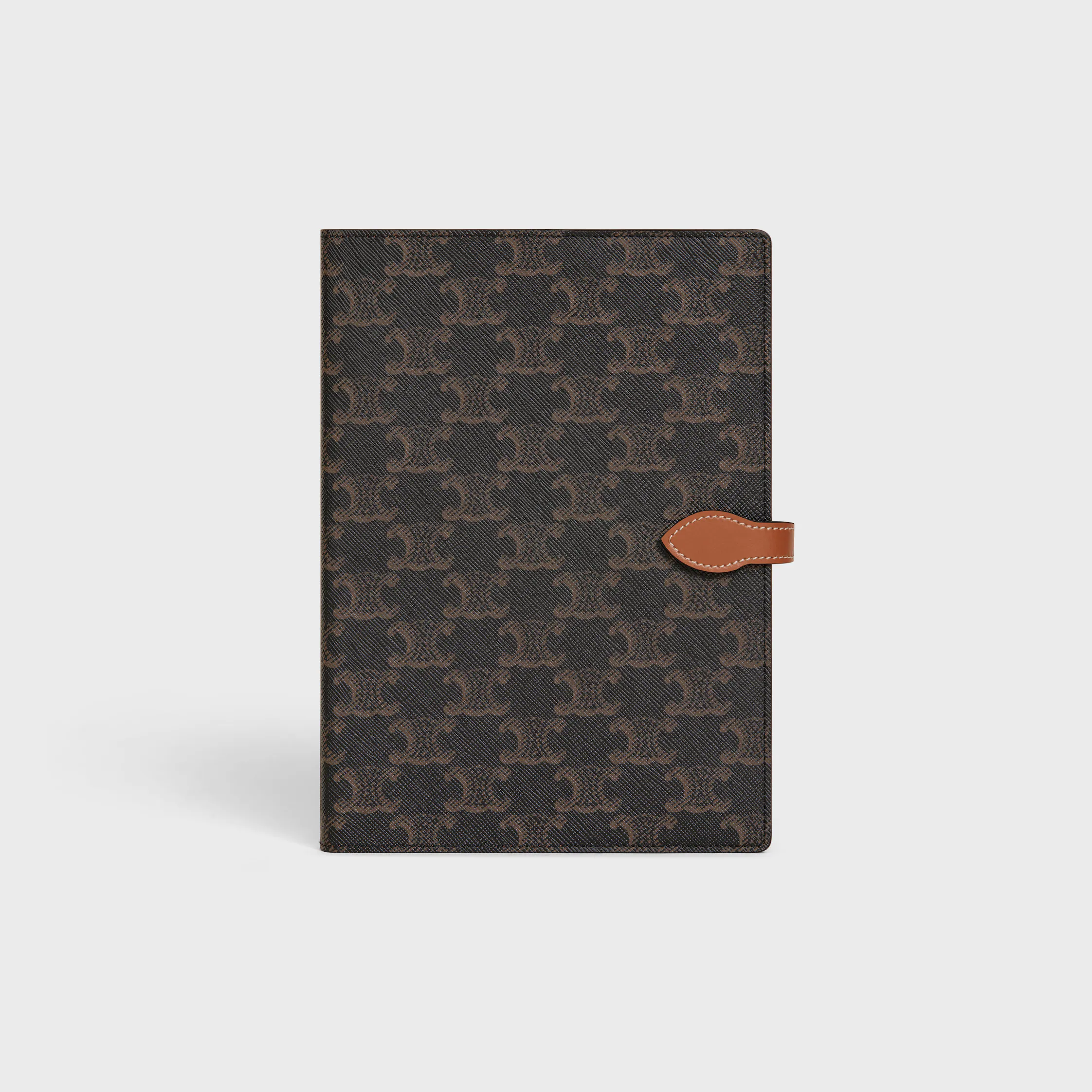 MEDIUM NOTEBOOKSKINN I TRIOMPHE TYG OCH KALFSLÄDER