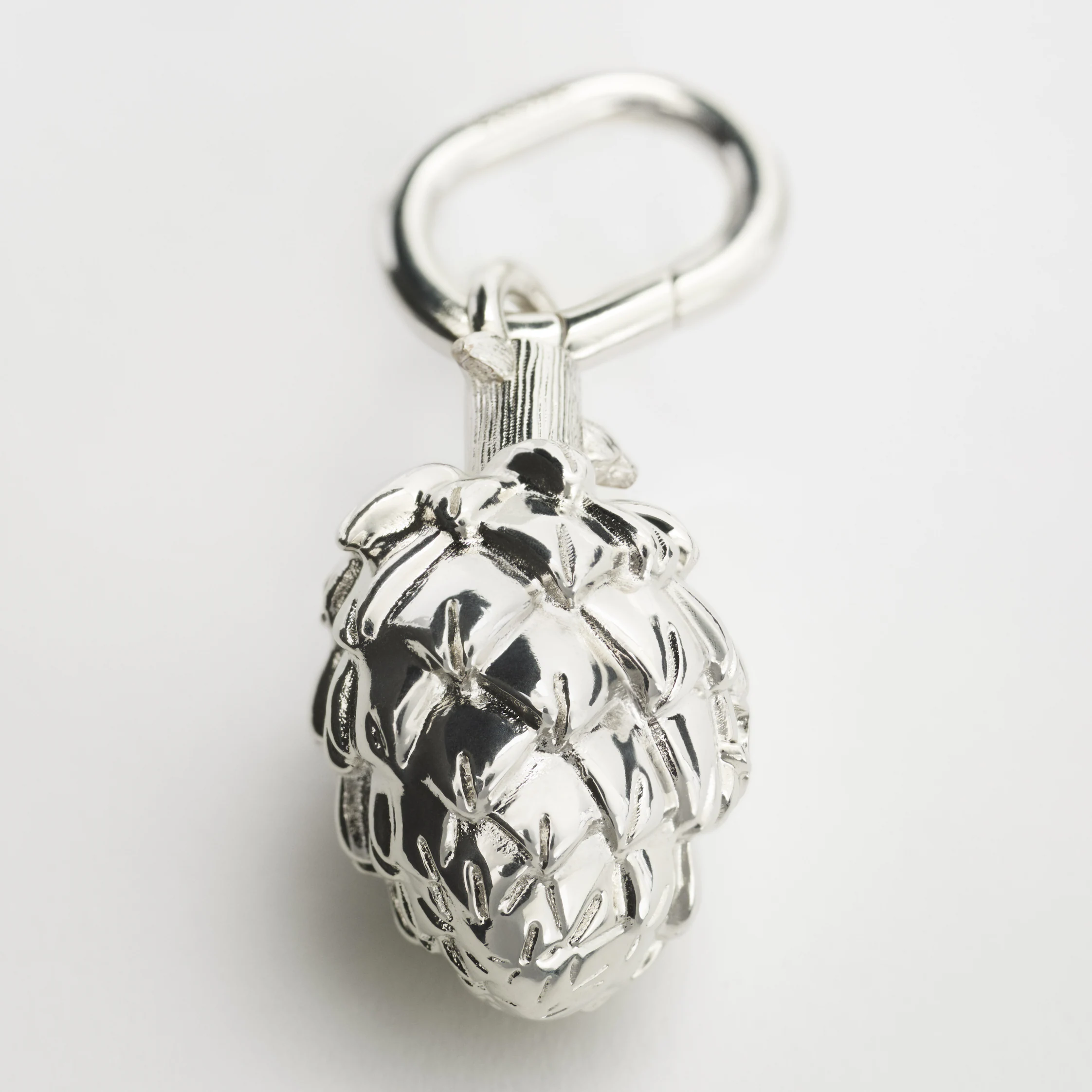 CHARMS ARTISCHOK I BRONS MED RHODIUMSLAG
