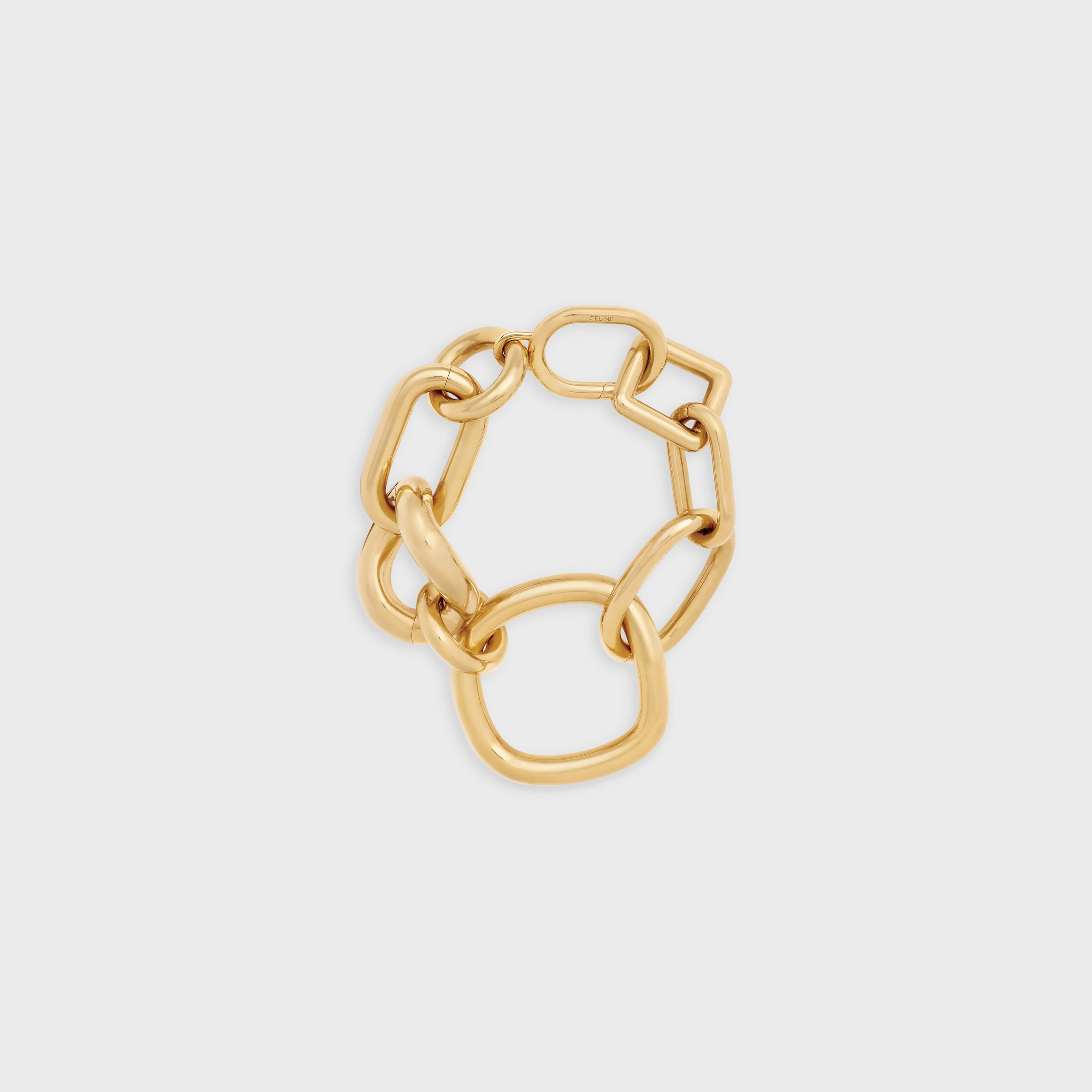 CHARMS MODERN KRAFTIG GOURMETTE I BRONS MED GULDSLAG