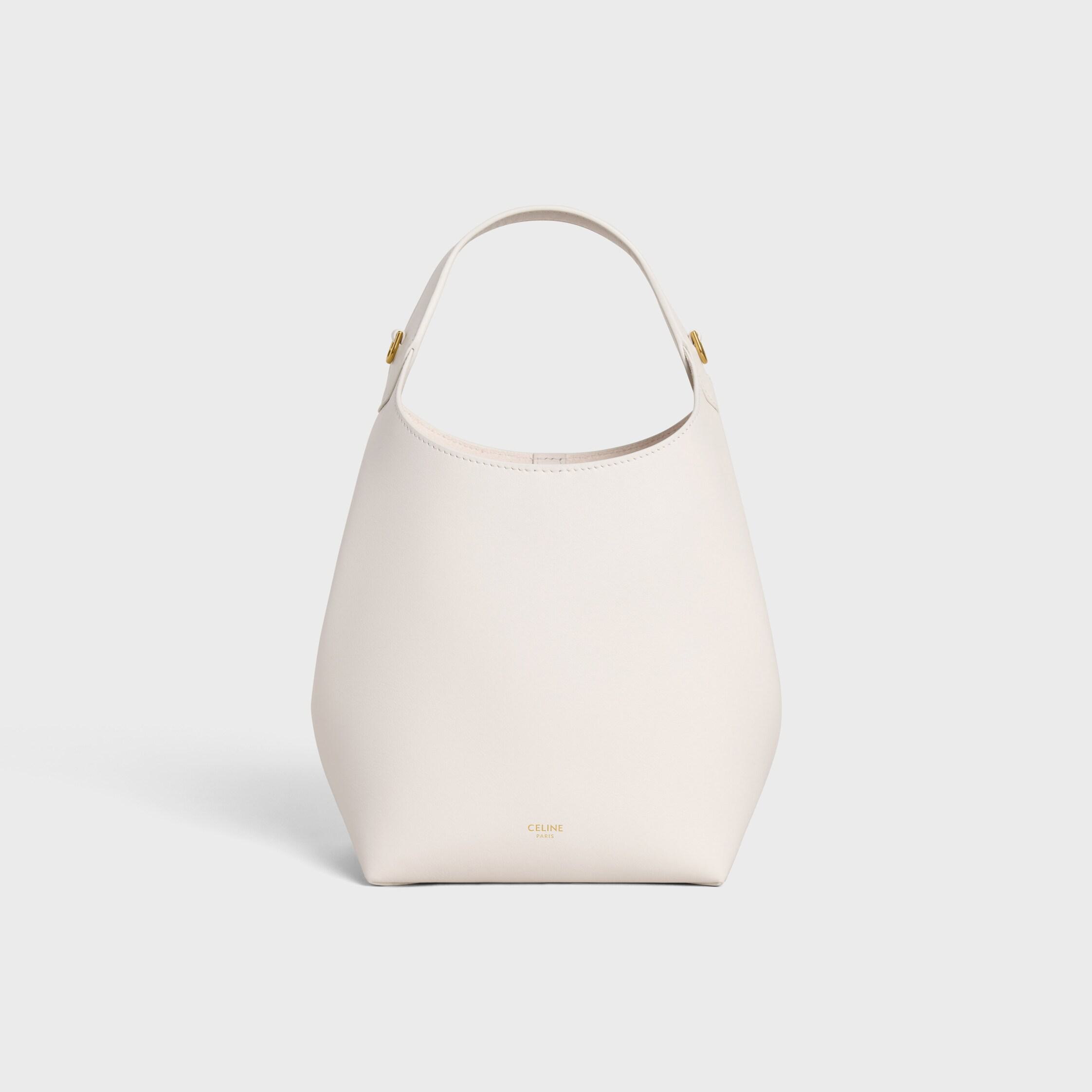 SMALL HOBO I MÖRK SMOOTH KALVSKIN