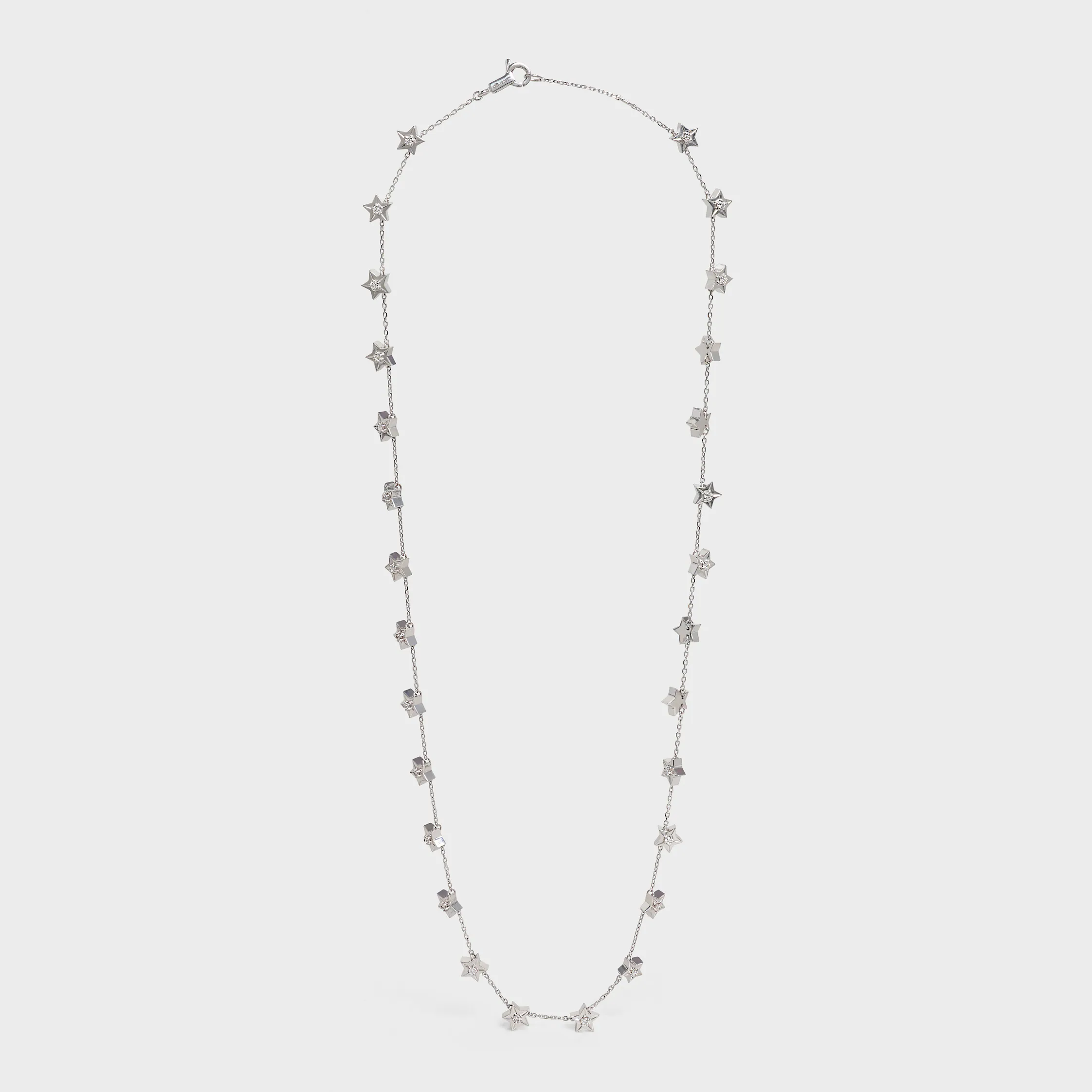 Etoile Celine flerstjärnans halsband i vit guld och diamanter