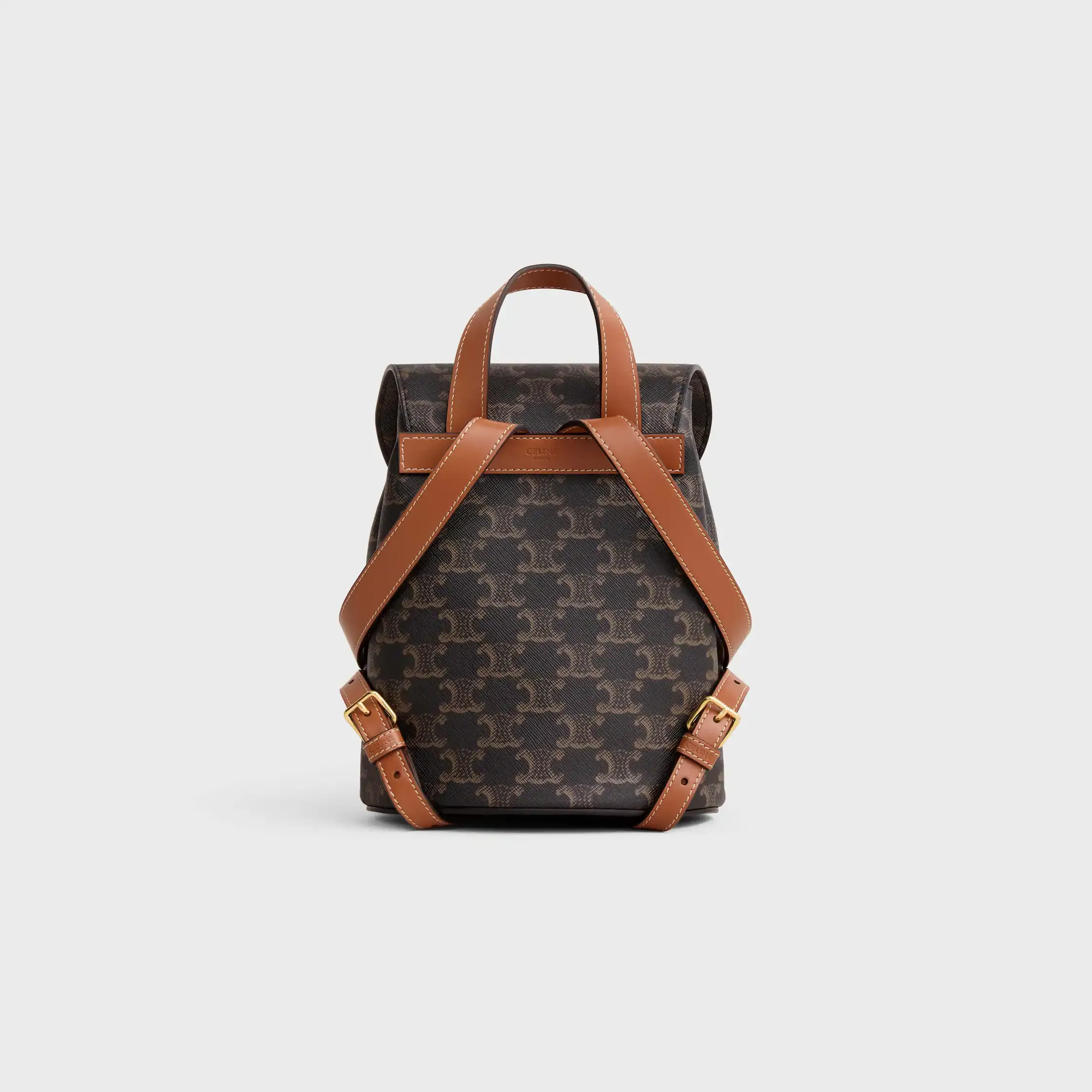 BACKPACK CELINE BONNIE I Triomphe-tyg och kalvskinn
