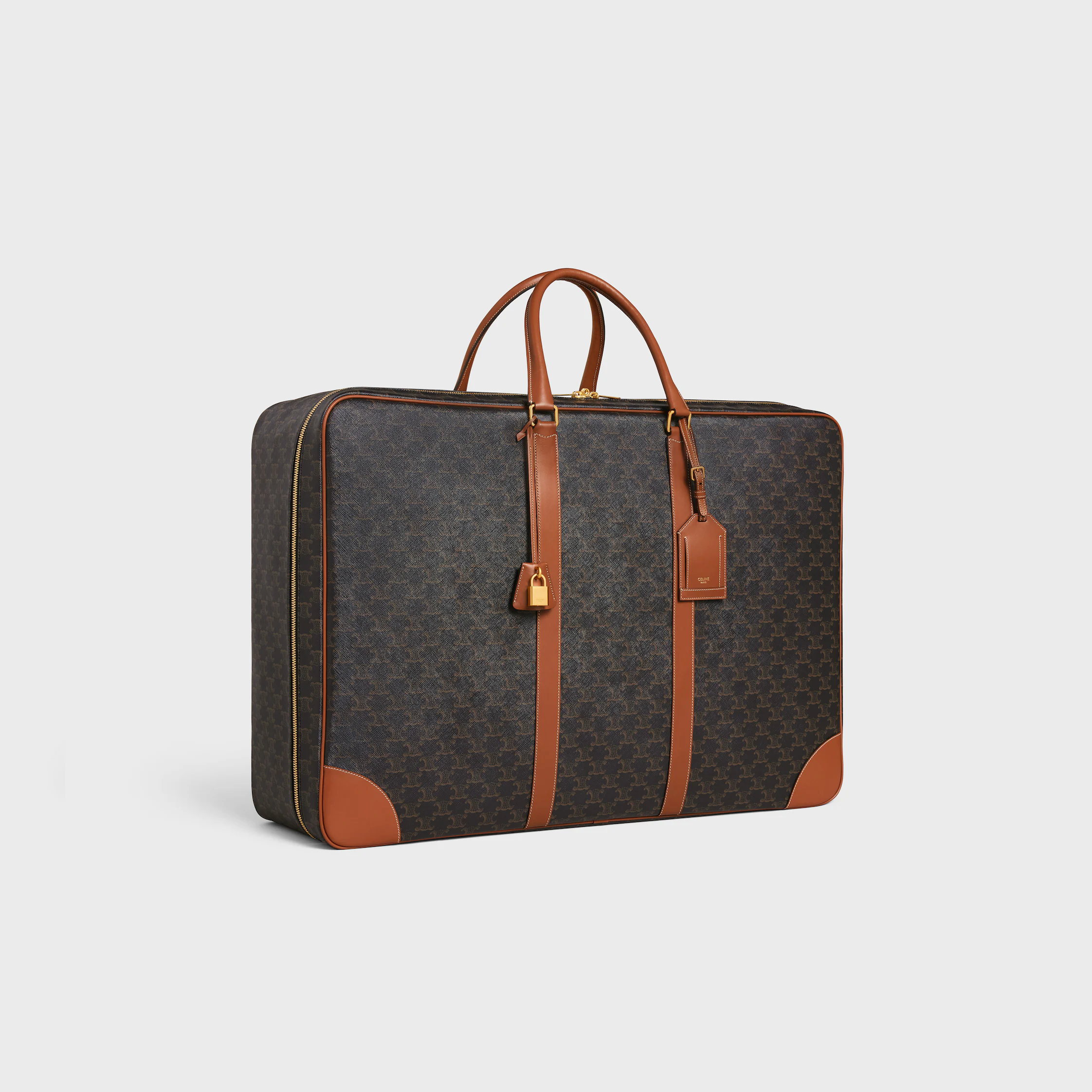Mjuk bagage 70 tum Triomphe tyg och kalvskinn