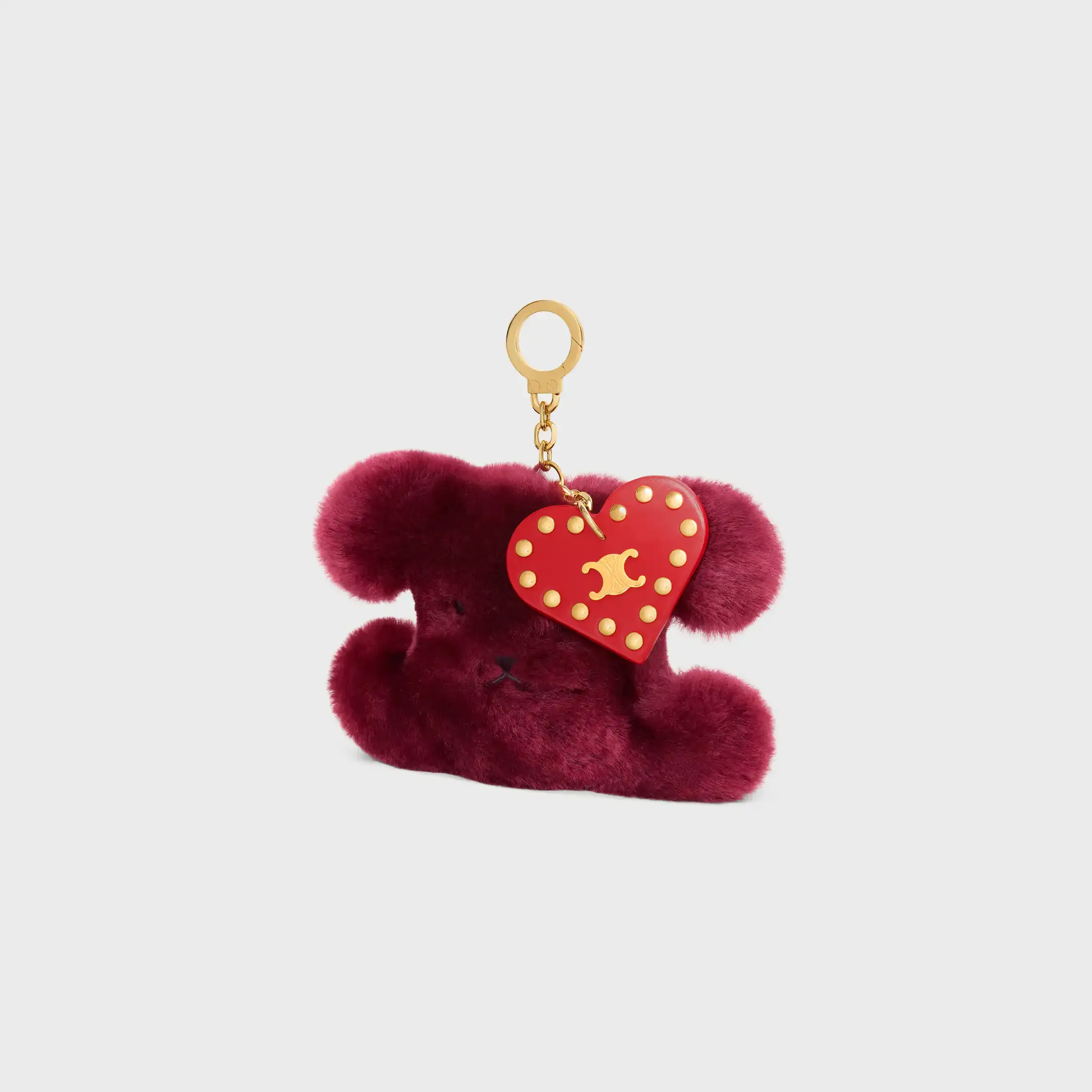 TRIOMPHE POM-POM SMYCKA I BRODERAD SKIN OCH KALVSKIN