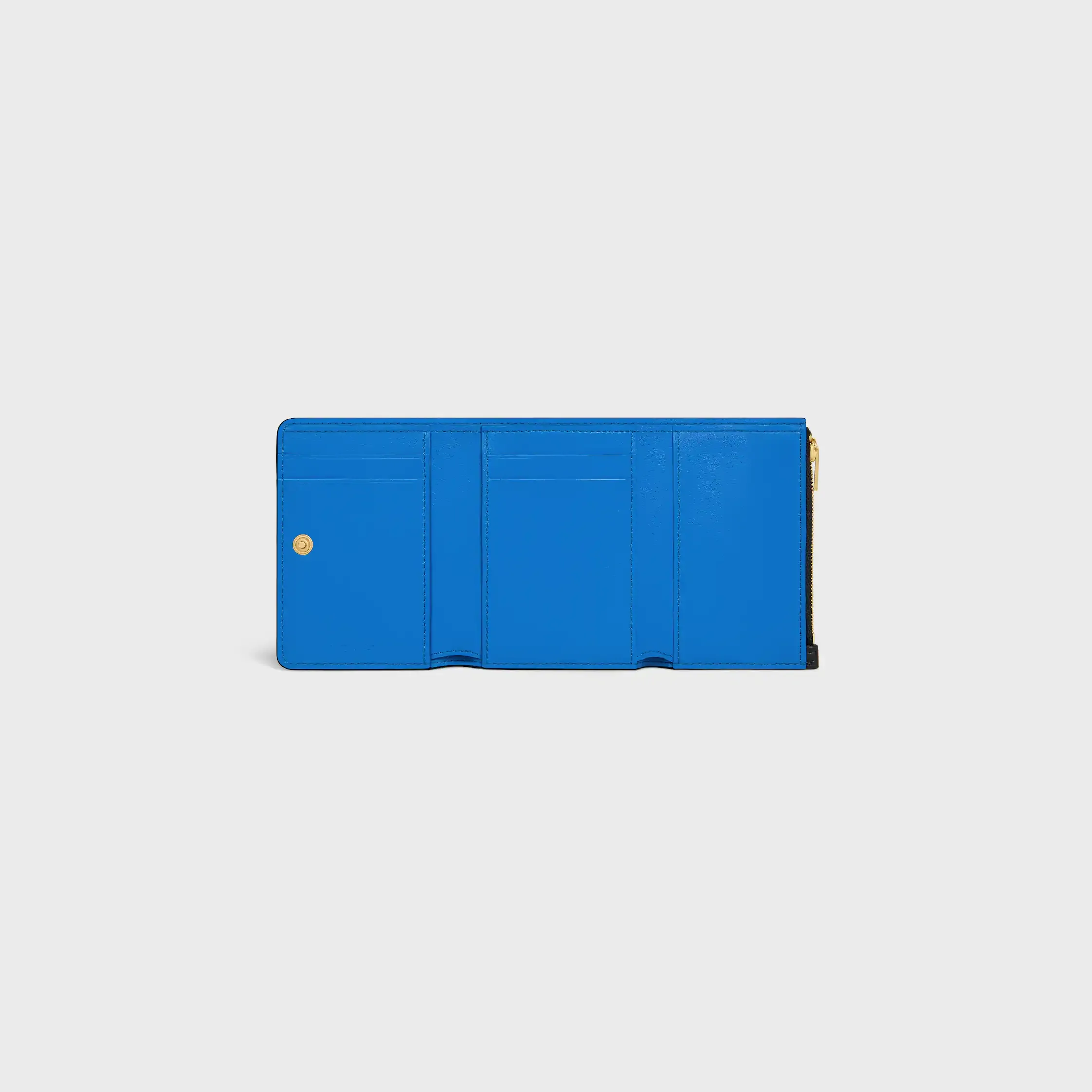 FINE WALLET TRIOMPHE STAMP I MÖRK GRÄNAD KALVSKIN