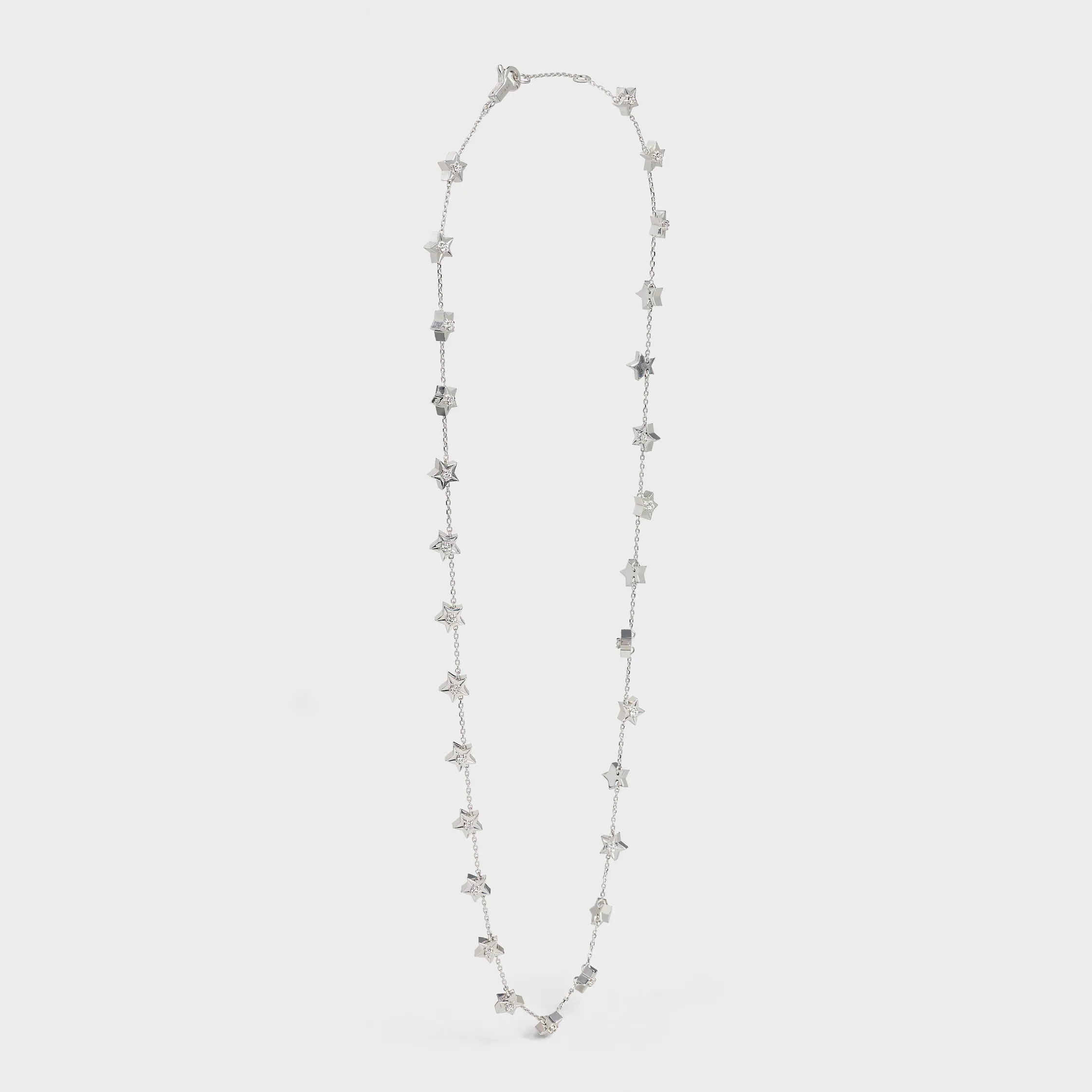 Etoile Celine flerstjärnans halsband i vit guld och diamanter