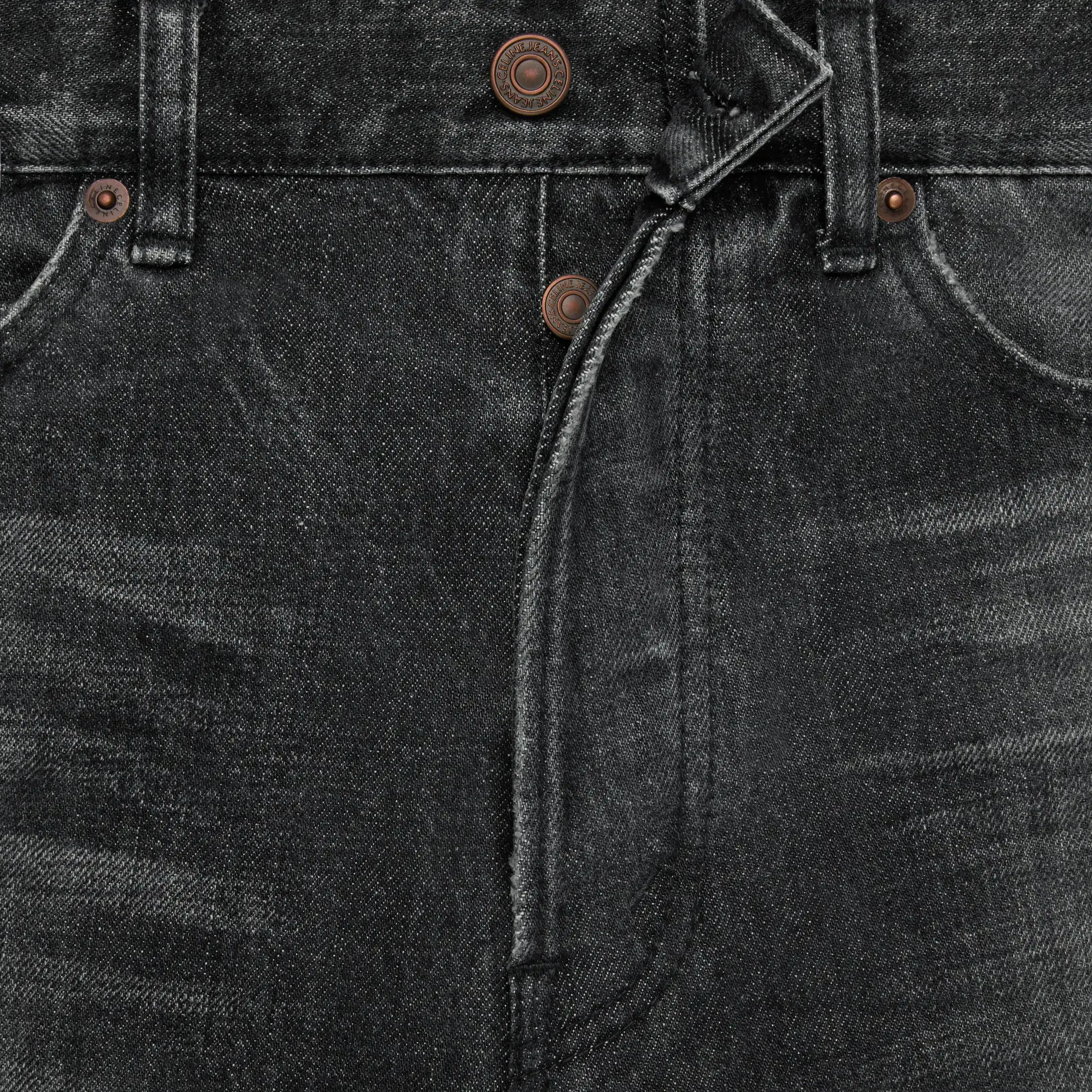 wesley jeans i svart isvåg tvättad denim