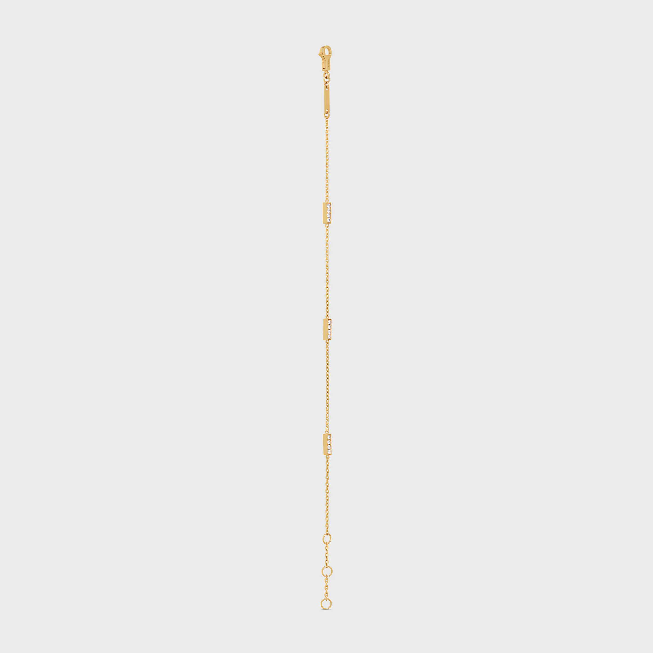 Celine Line-tripla armband i guld och diamanter