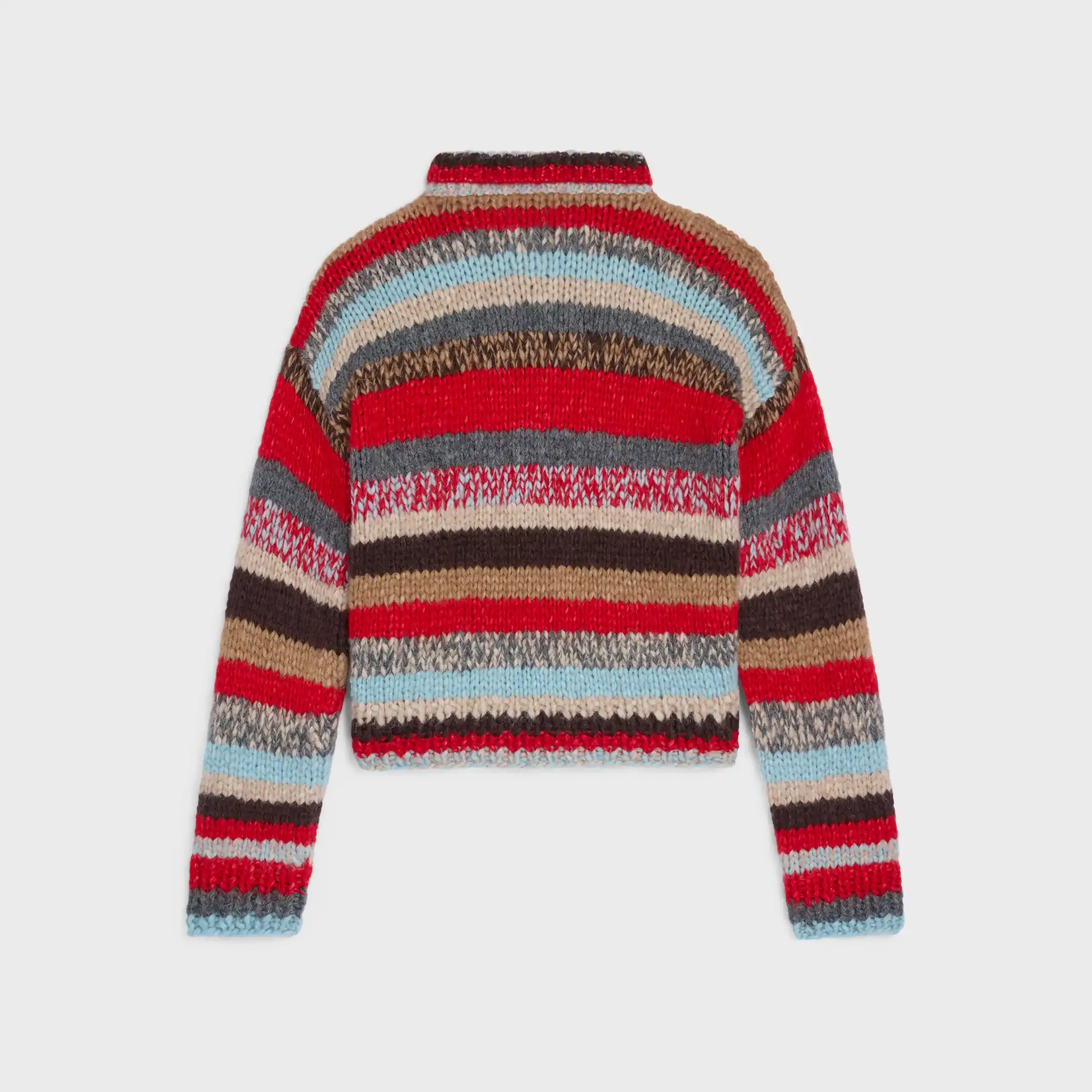 polosweater i mohair och ull