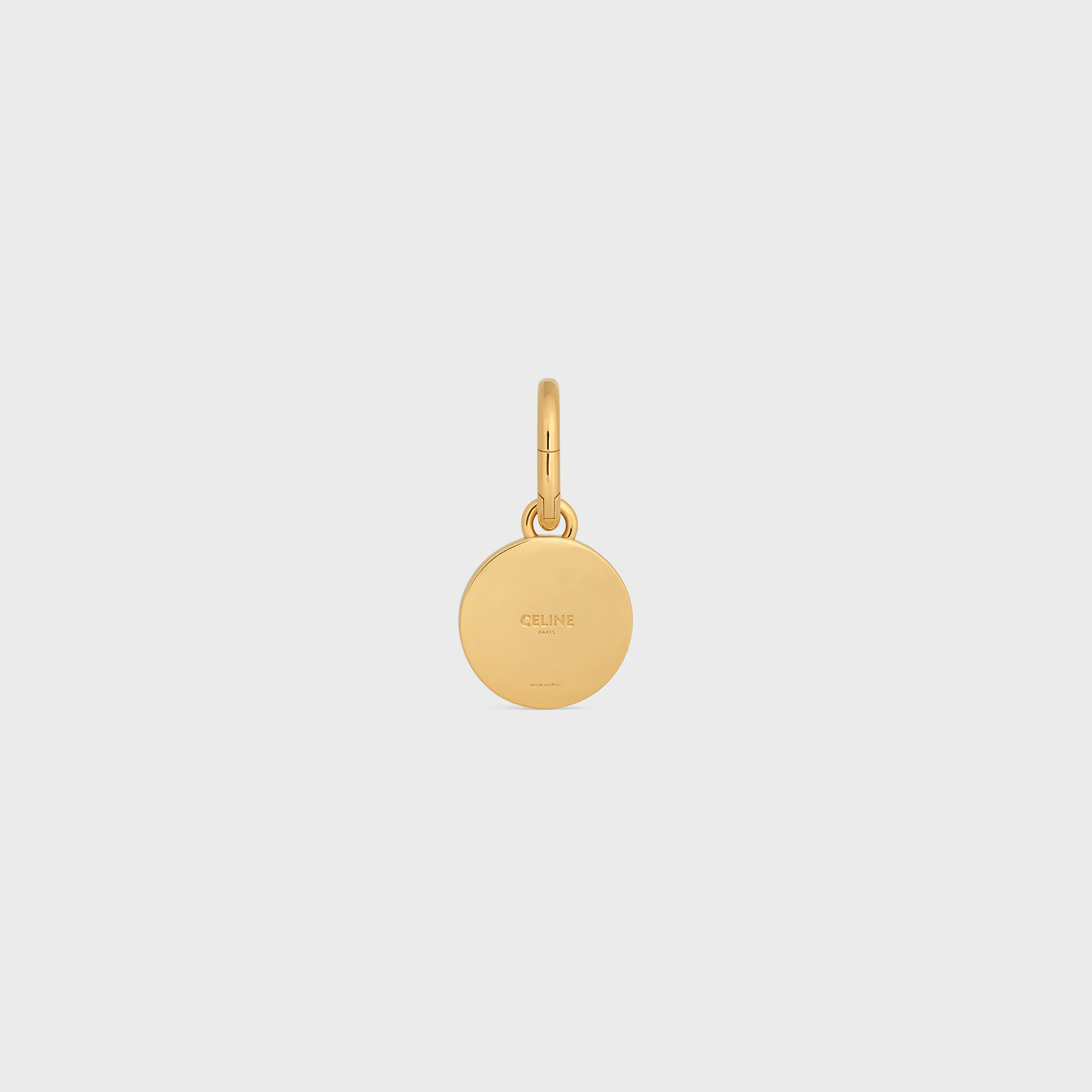 CHARMS PEARL MEDAL I RESIN PEARL OCH BRONS MED GULDFINISH