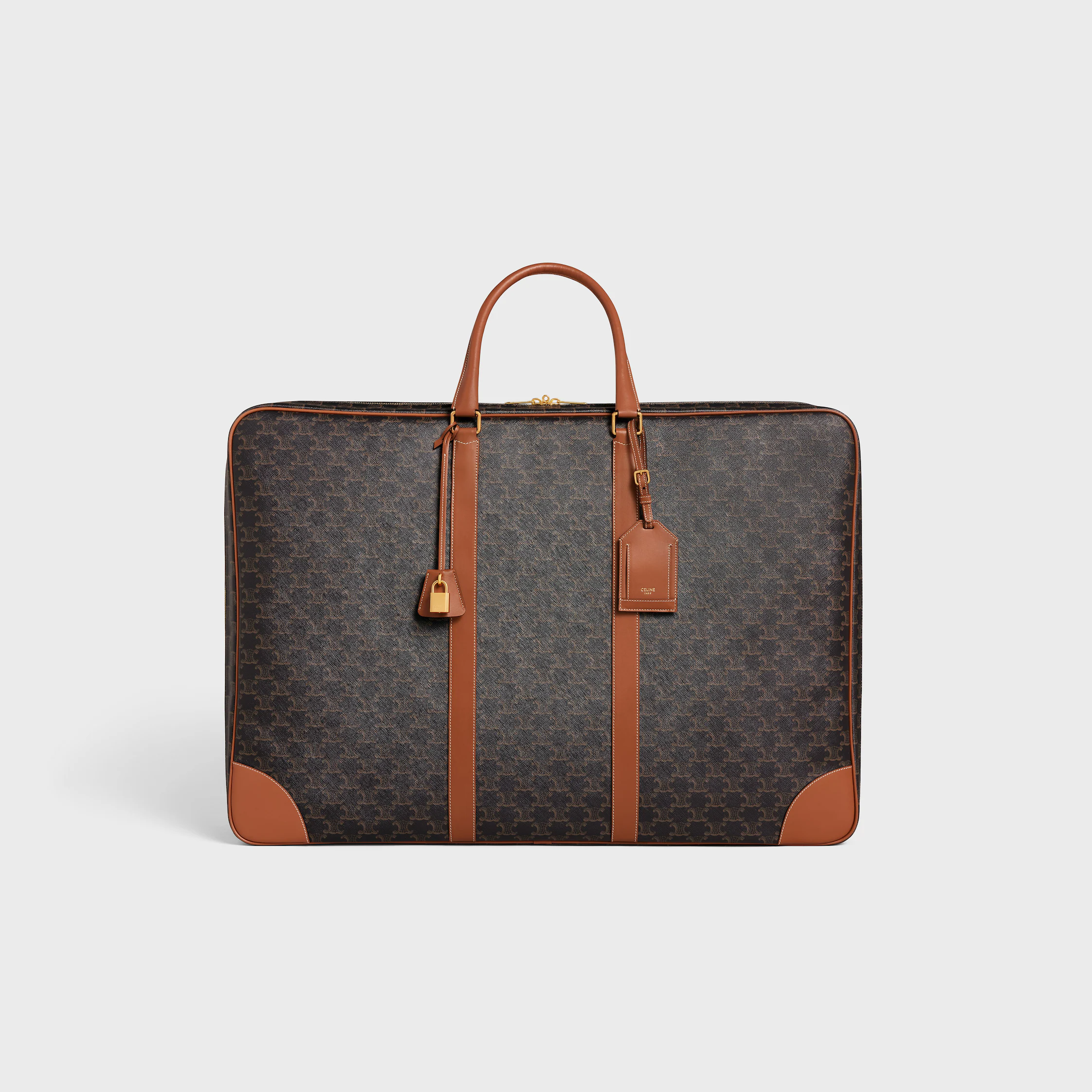 Mjuk bagage 70 tum Triomphe tyg och kalvskinn