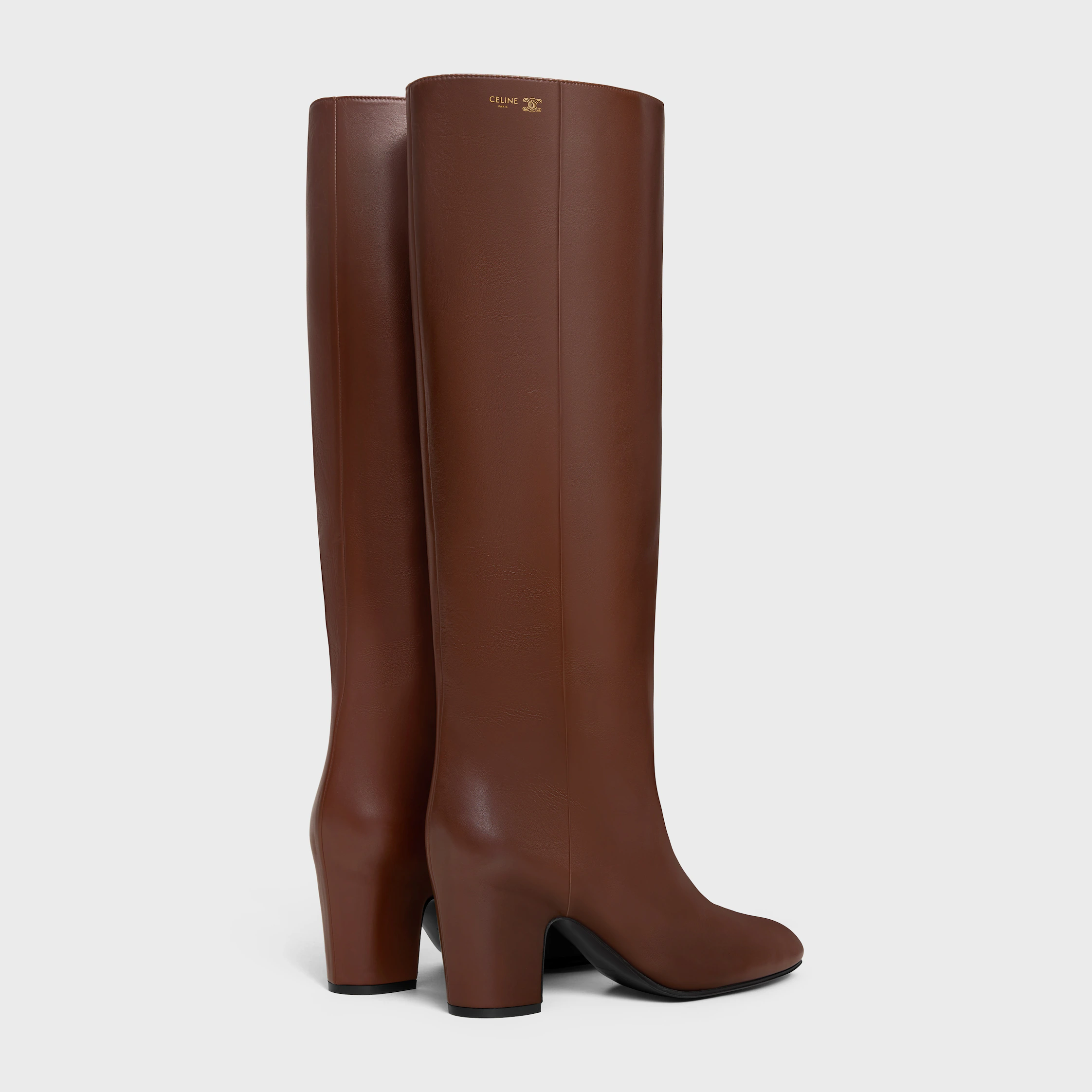 ICONIC - HÖG STÖVLA I KALVSKIN