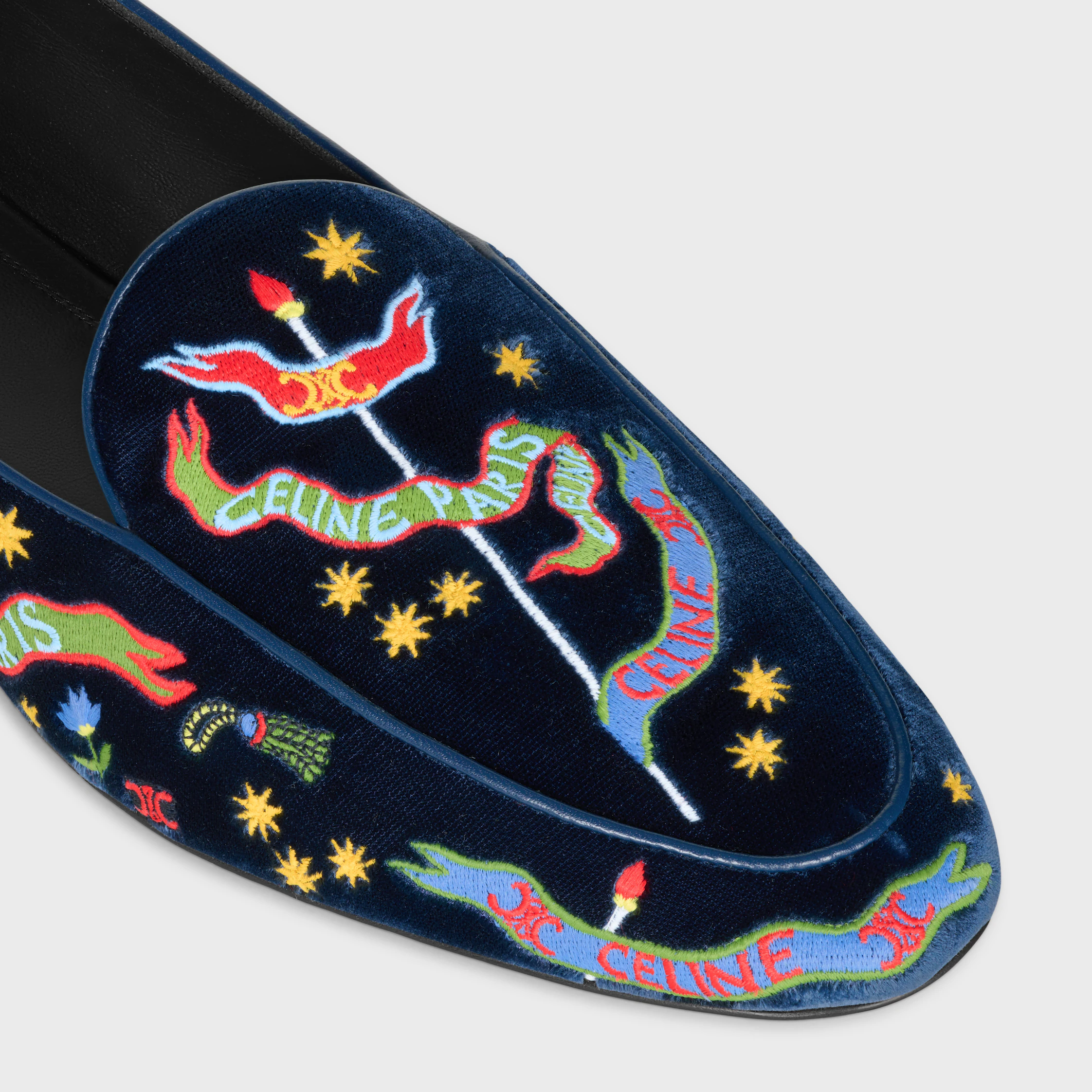 AURA-LOAFER I COLLEGE-EMBROIDERAD VAD