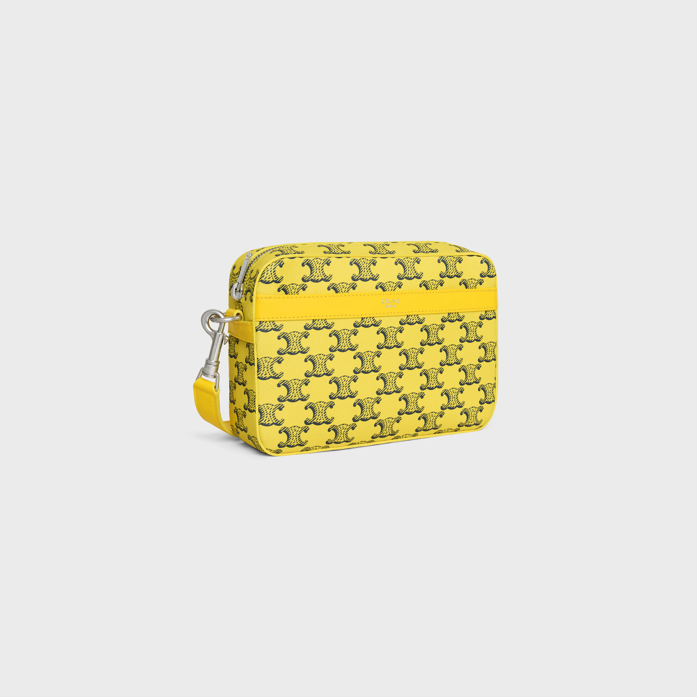 SMALL BÄRAREBAG I TRIOMPHE TYG OCH KALFSLÄDER