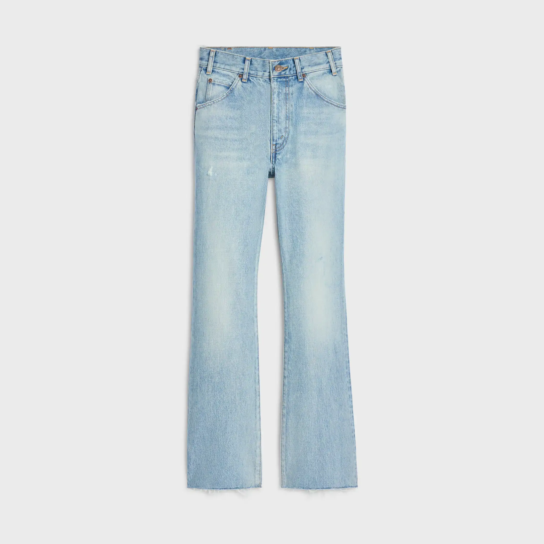dylan flänsade jeans i sött honungsvåd denim