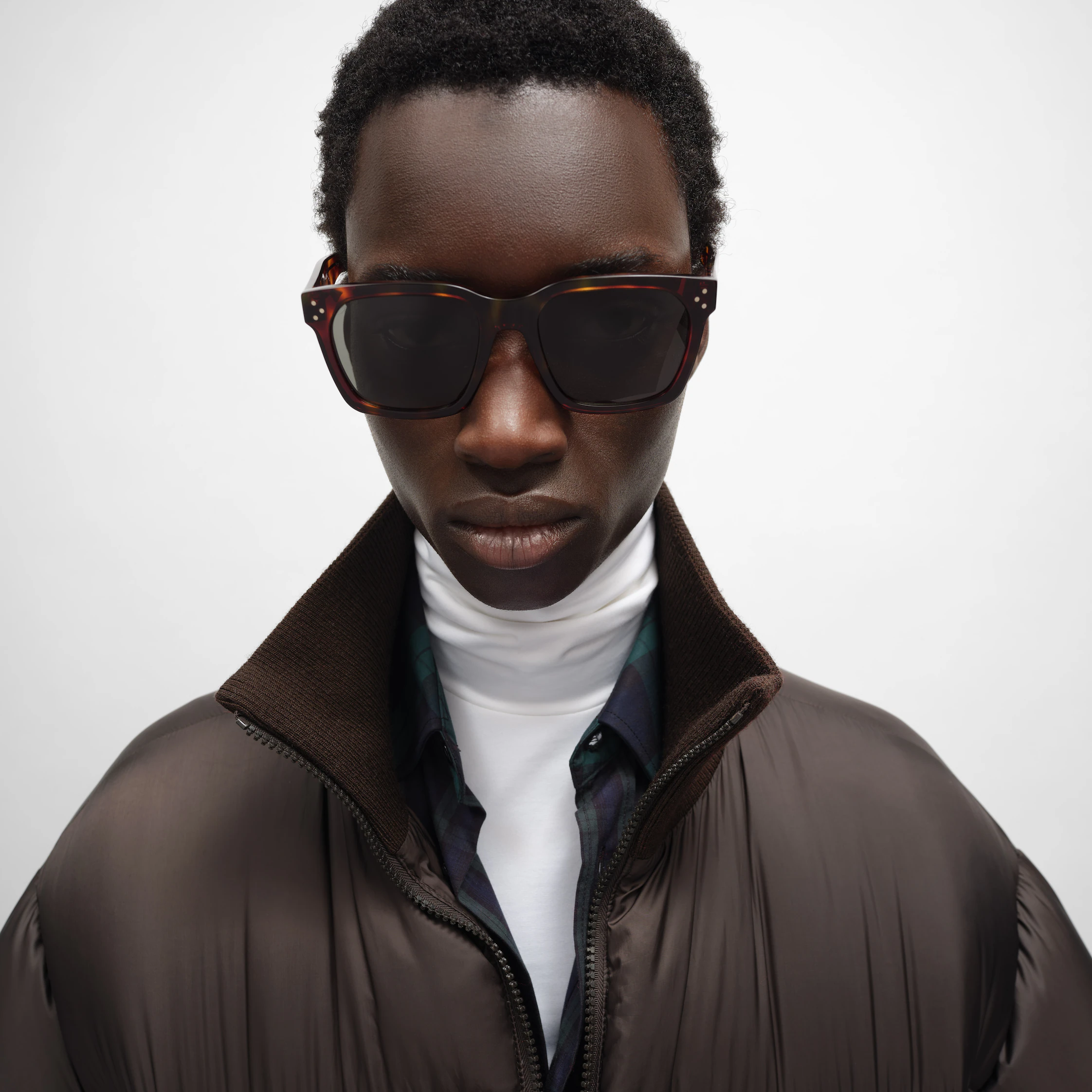 puffjacka IN i ljus nylon