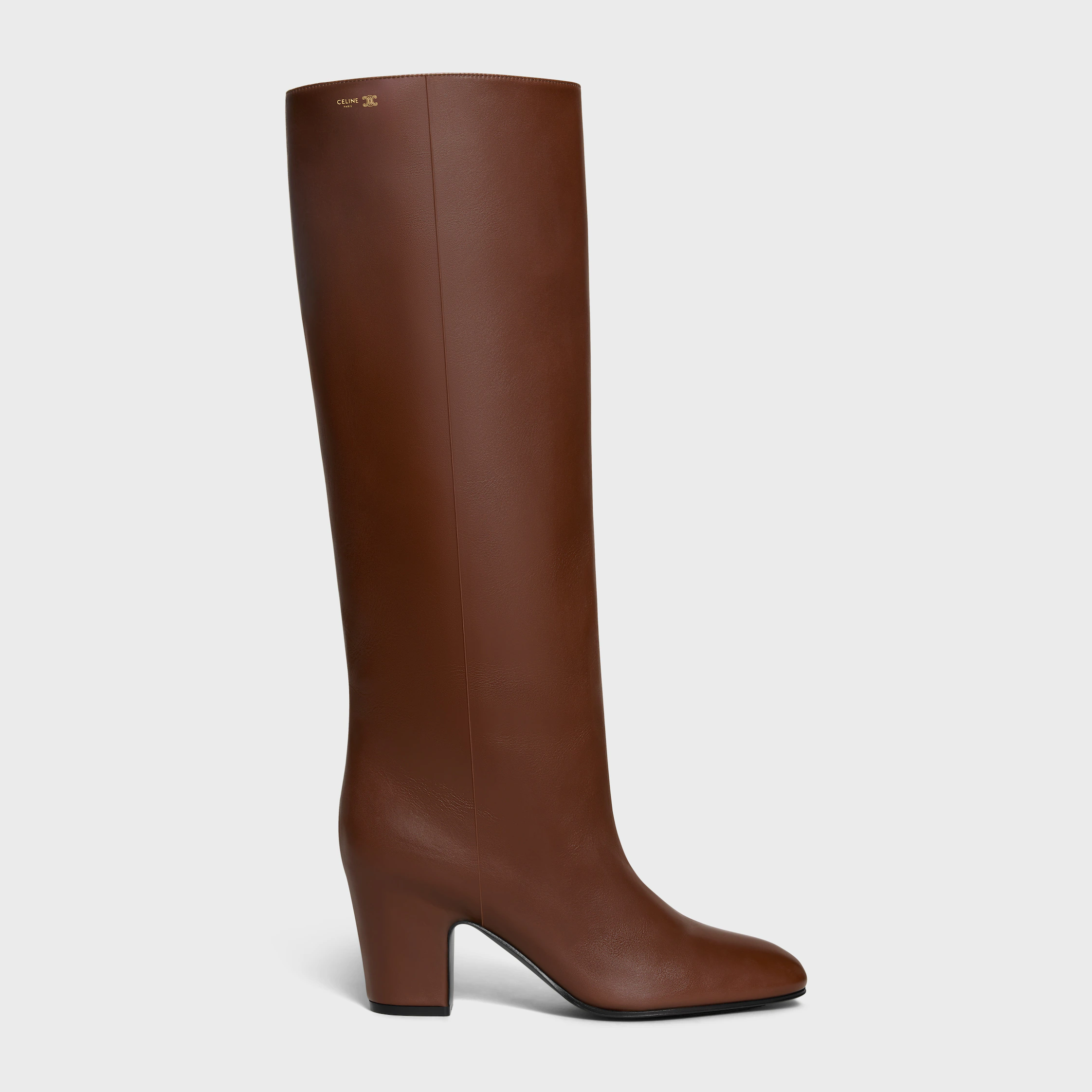 ICONIC - HÖG STÖVLA I KALVSKIN