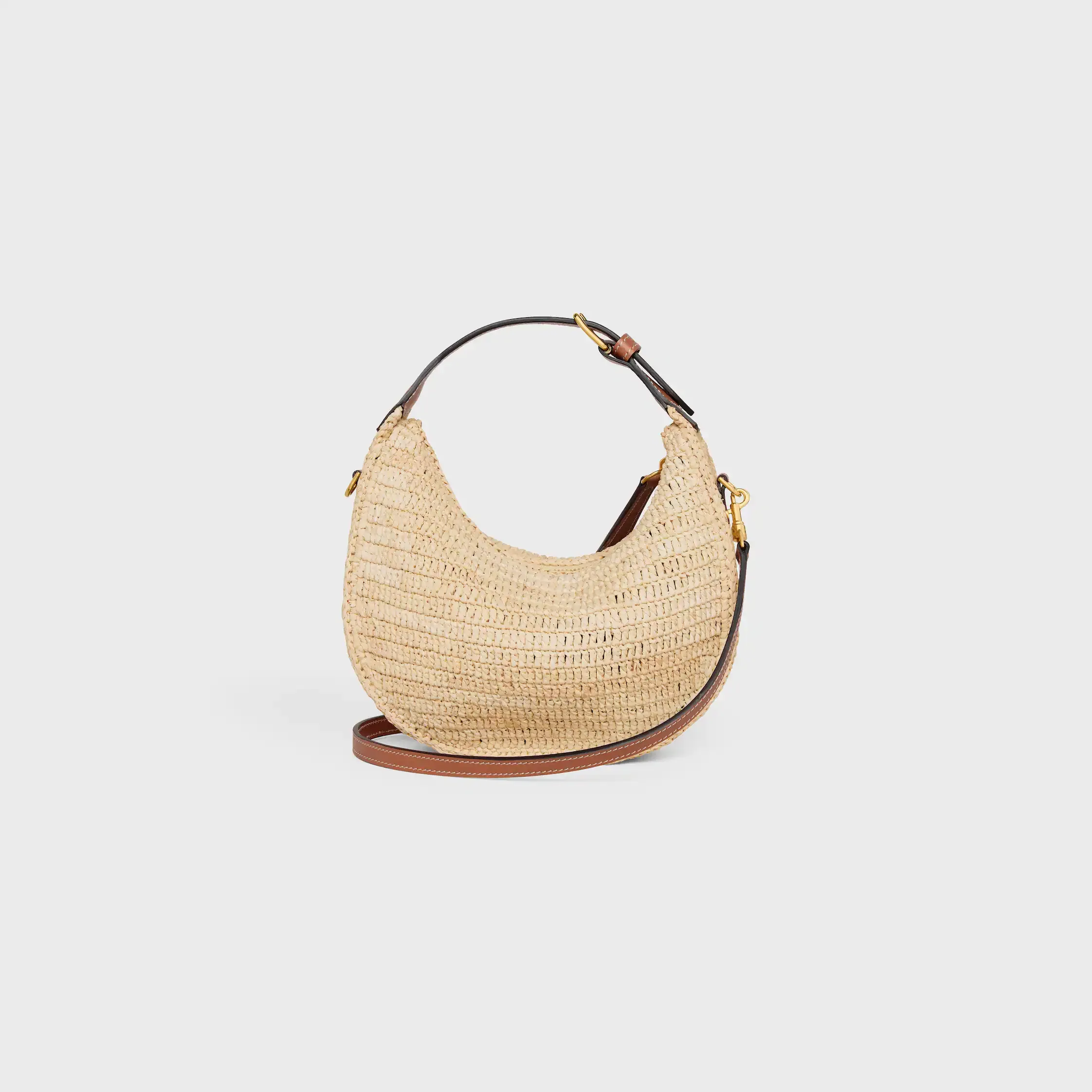 Teen Celine Lulu IN RAFFIA OCH NATURLIG KALFSLÄDER