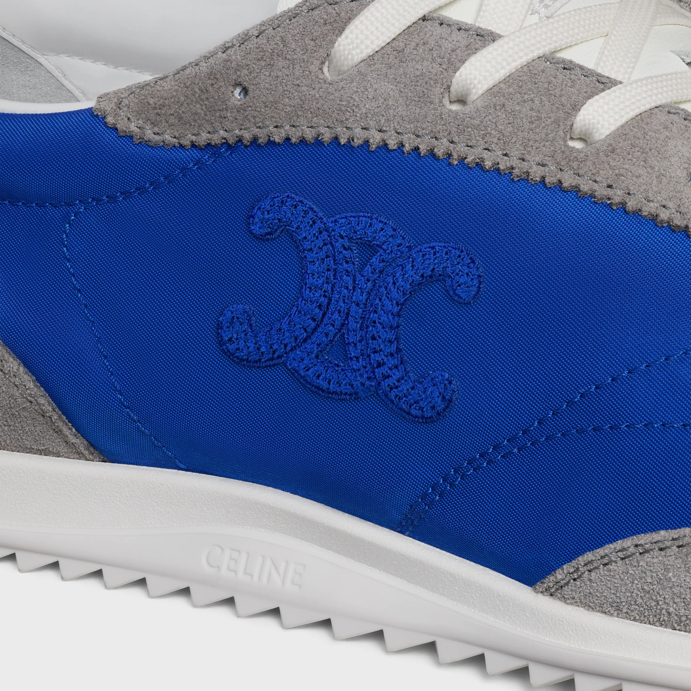 RACER-SNEAKER I NYLON, SUEDE OCH KALVSKIN