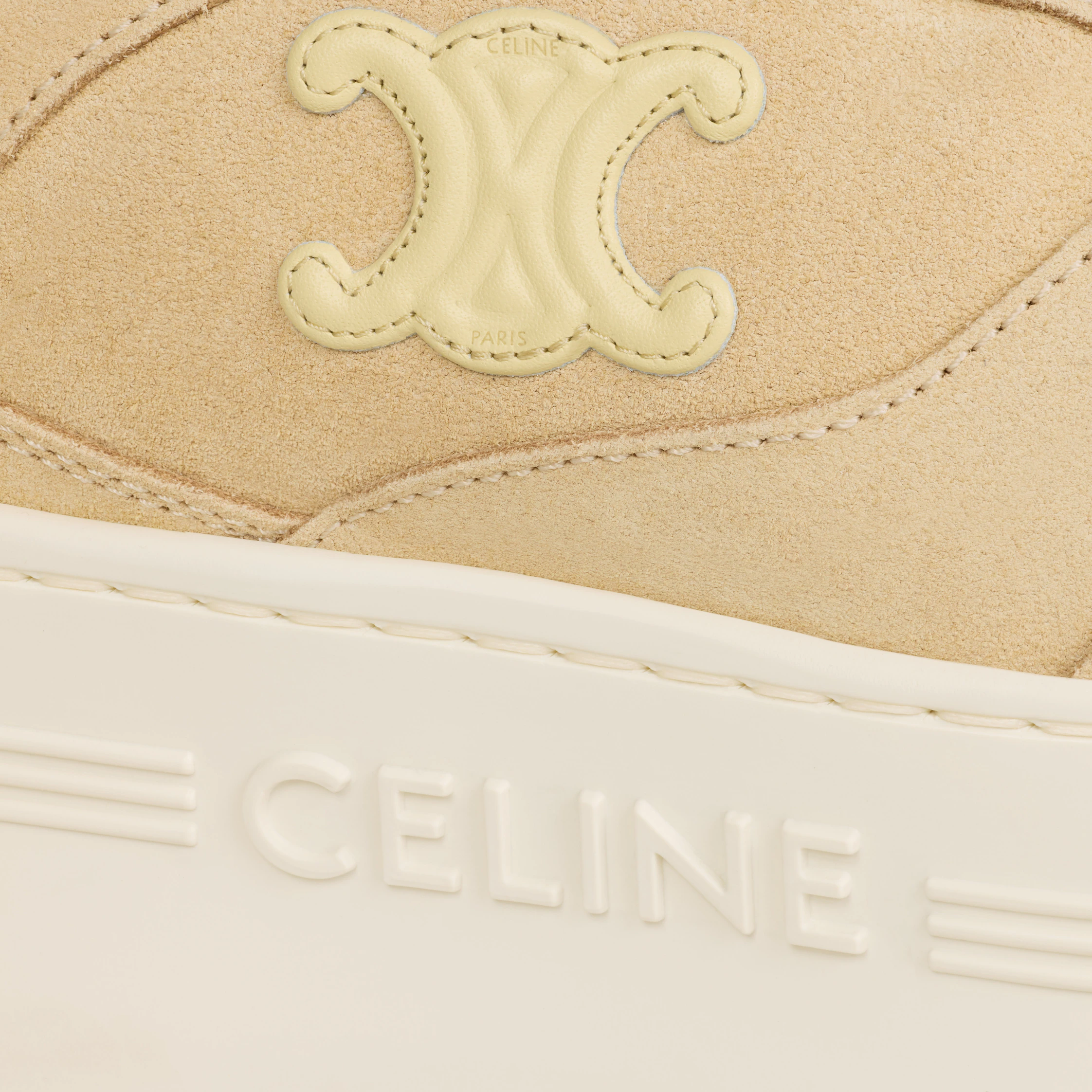 BLOCK VÄGGSNEAKER I SUEDE KALVSKIN OCH KALVSKIN