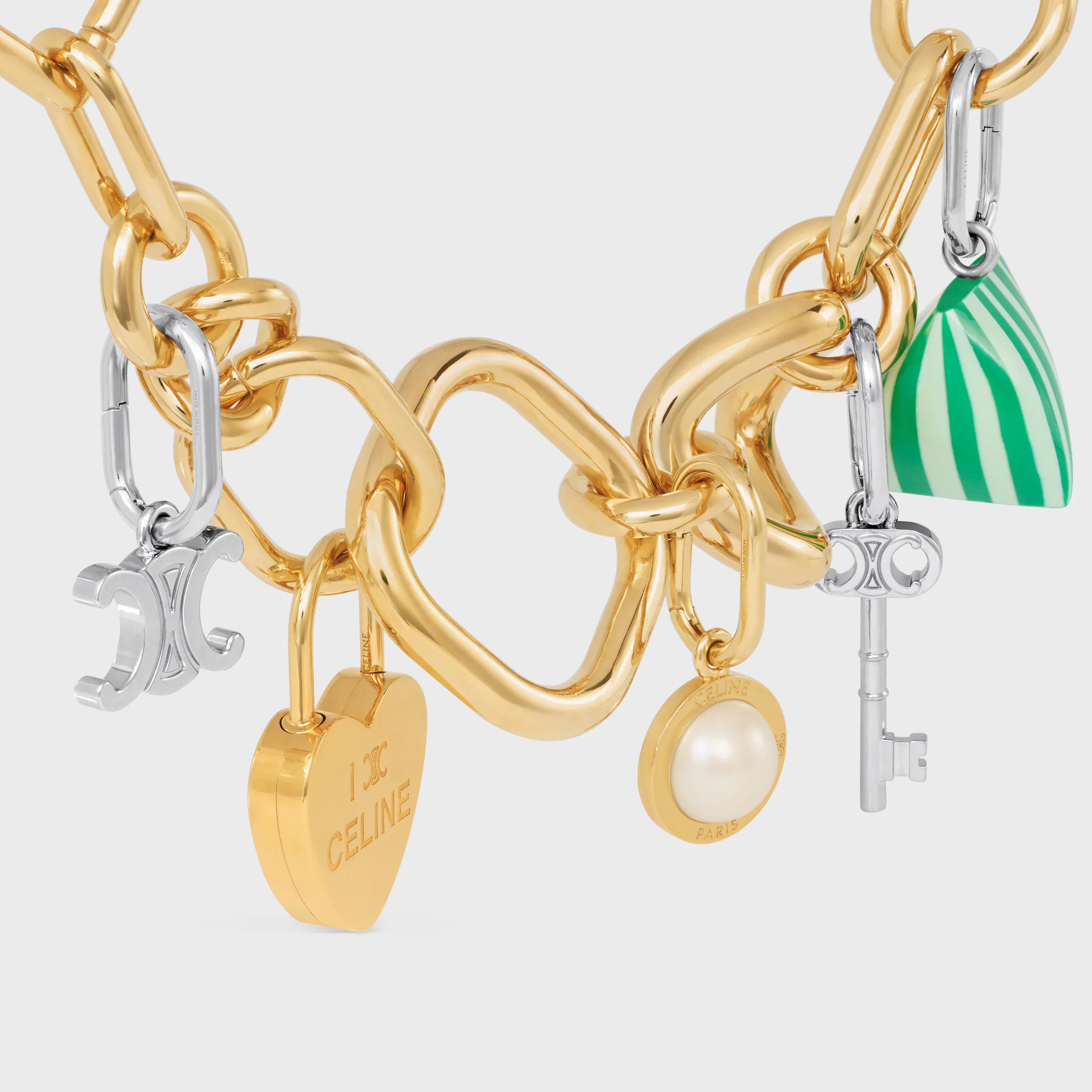 CHARMS BERLINGOT I RESIN OCH BRONS MED RHODIUMSLAG