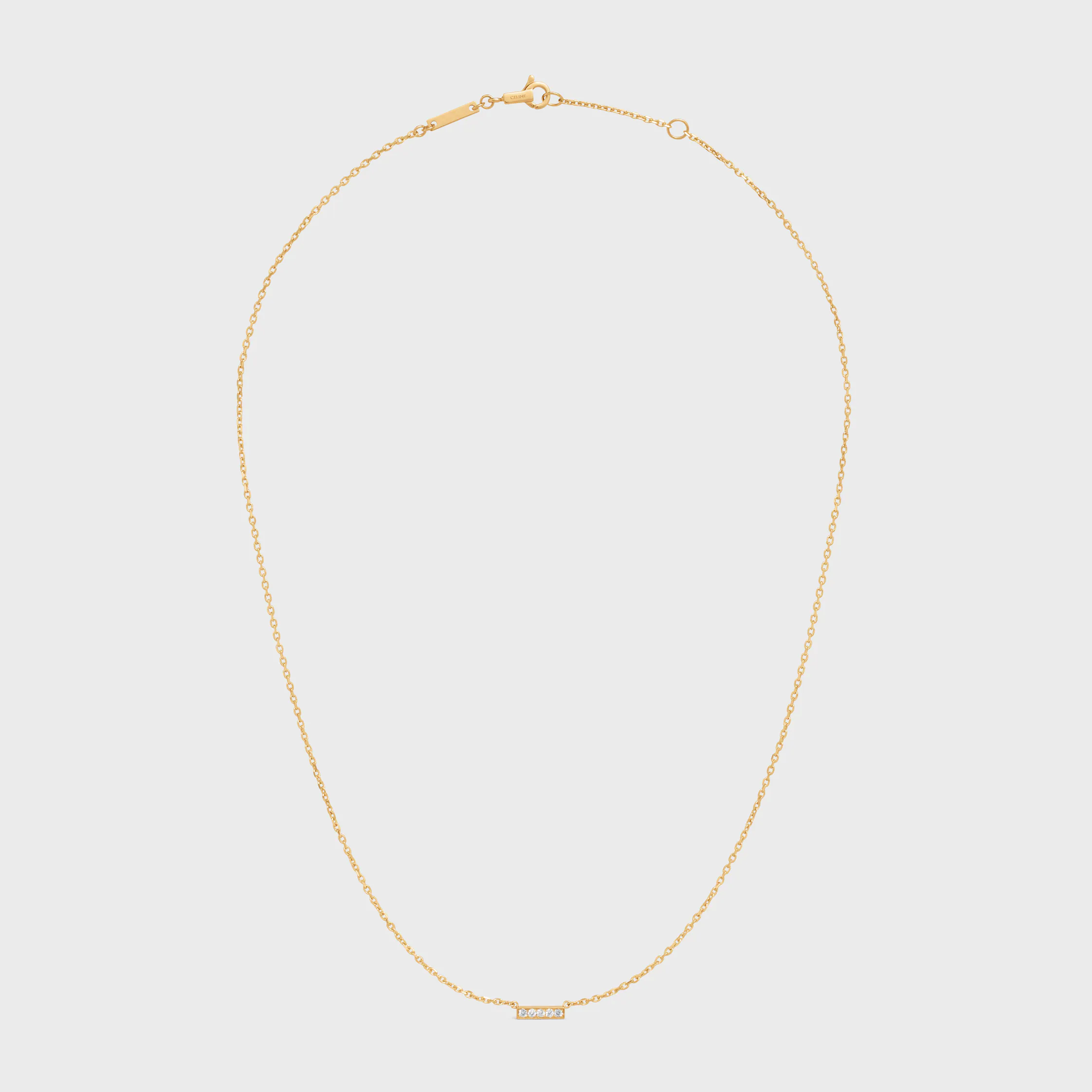 Celine Line-halsband i guld och diamanter