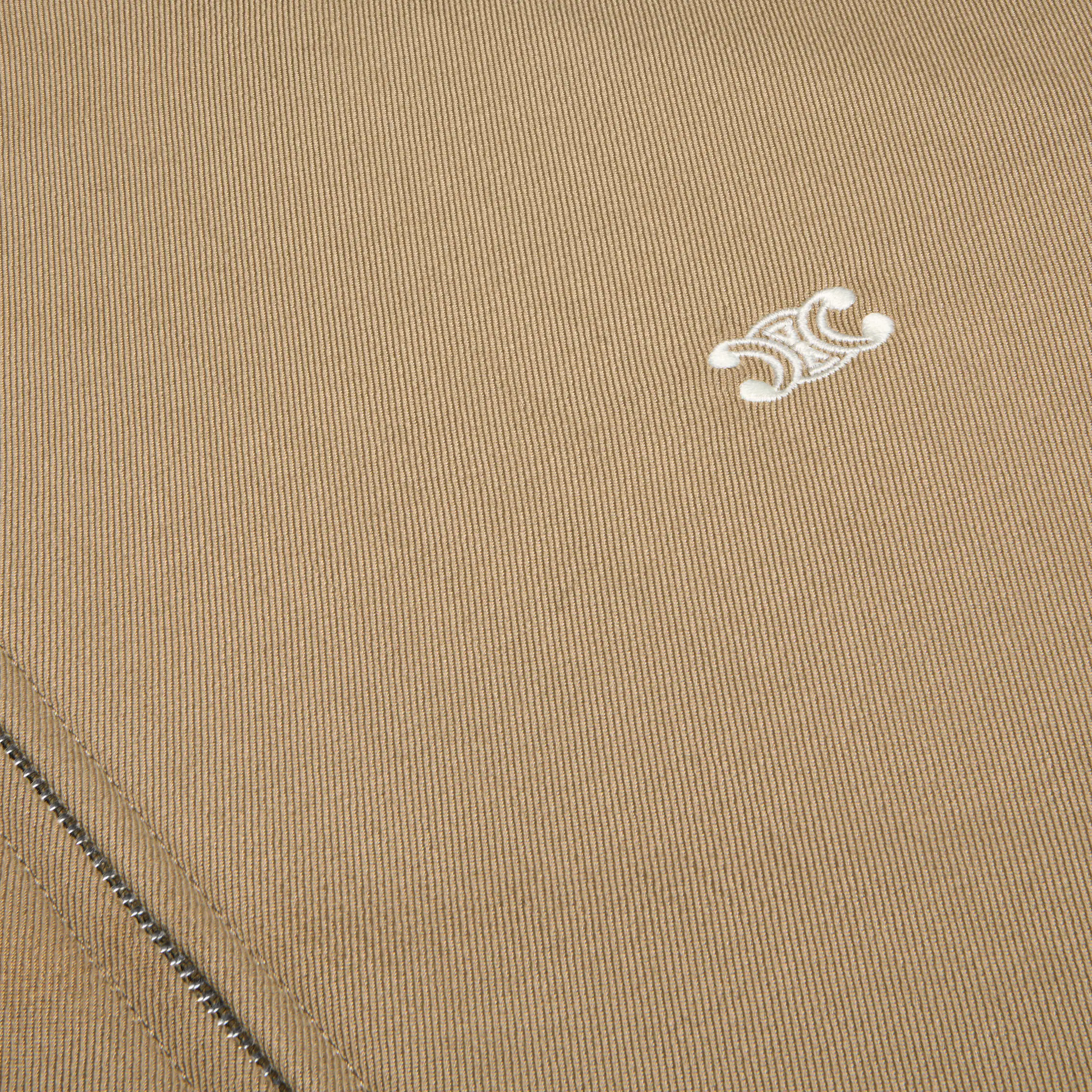 blusong i bomull och ull gabardine