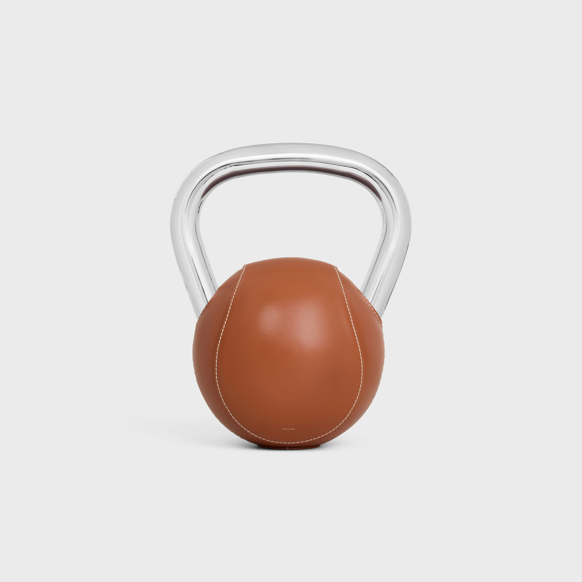 VÄGGBÖCK 4,5KG I STÅL OCH SLIPT KALVSKIN