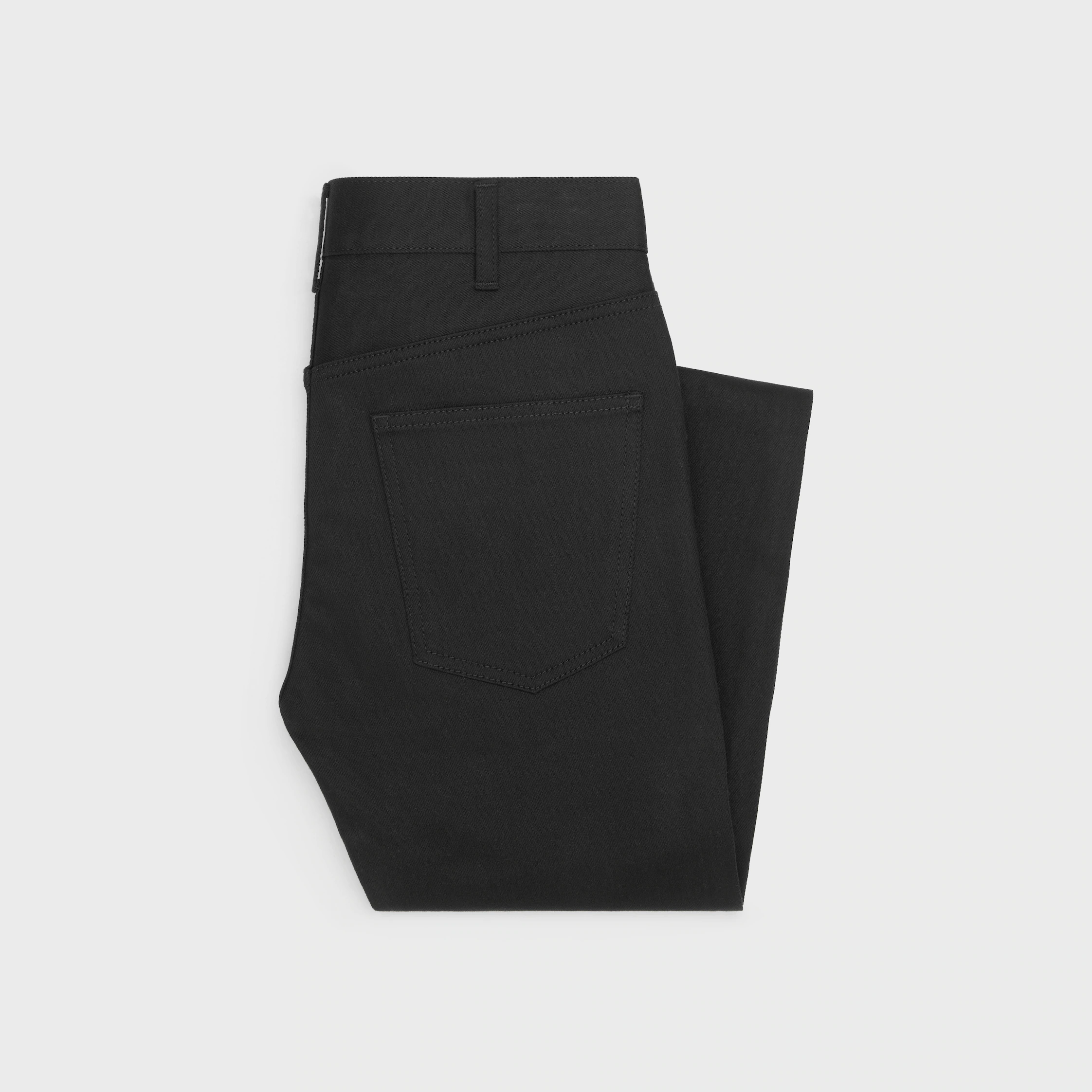 smalbyxor i vintage ren svart denim