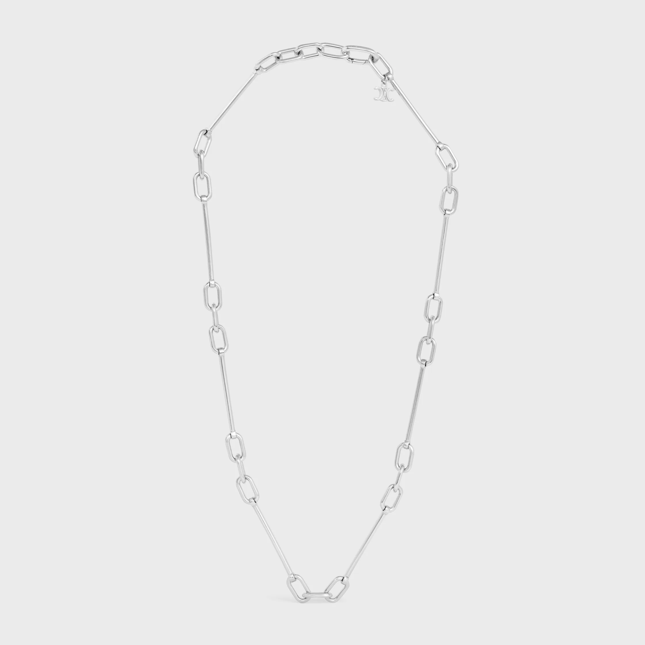 DRAGSNECKLACE I BRONS MED RHODIUMSLAG
