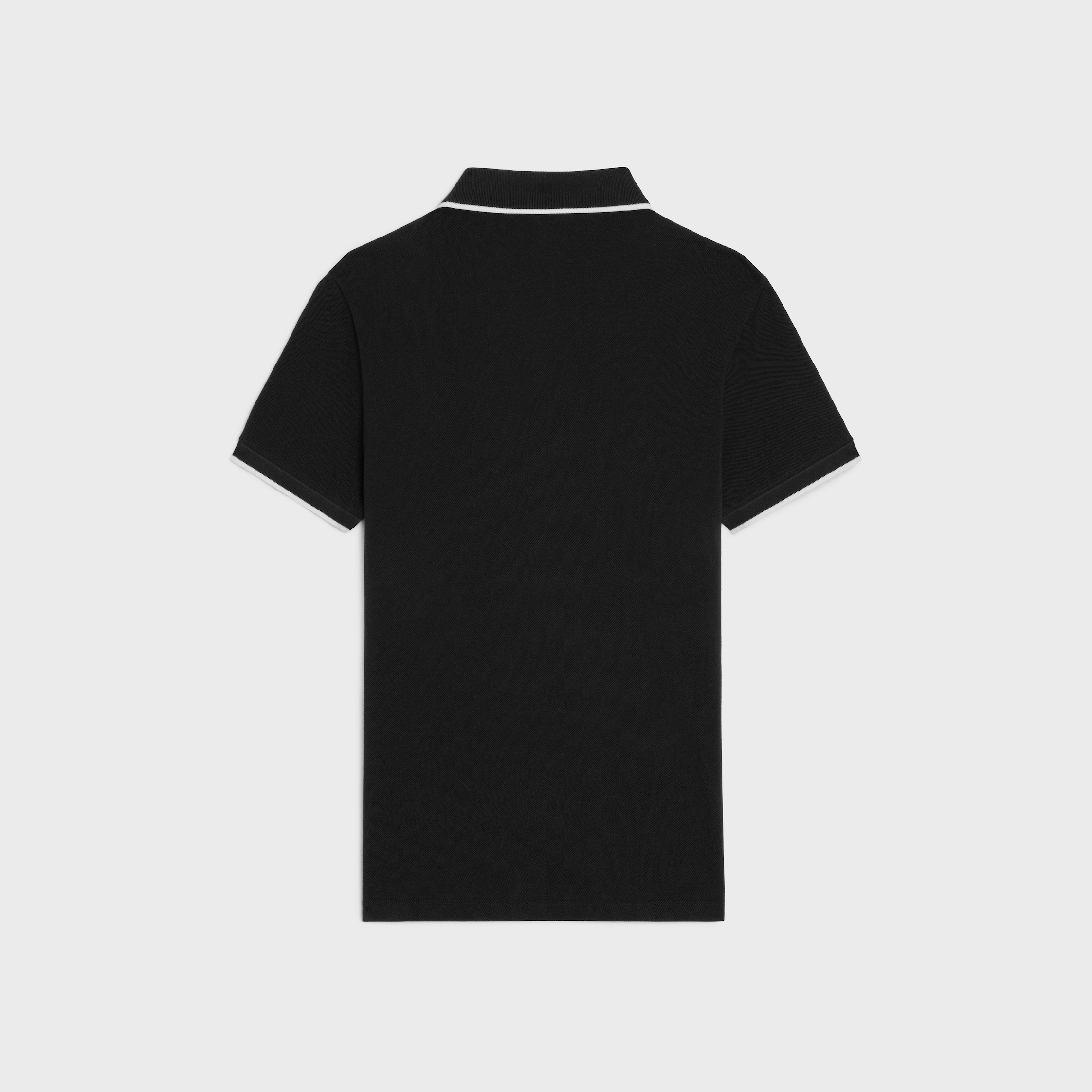 klassisk poloshirt i bomullspiqué