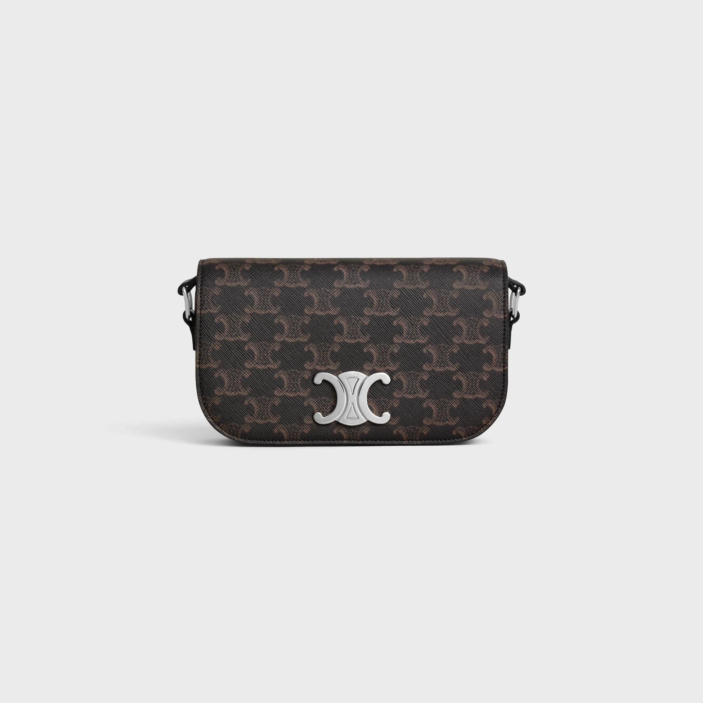 SMALL CROSSBODY BAG TRIOMPHE I TRIOMPHE TYGEL OCH KALVSKIN