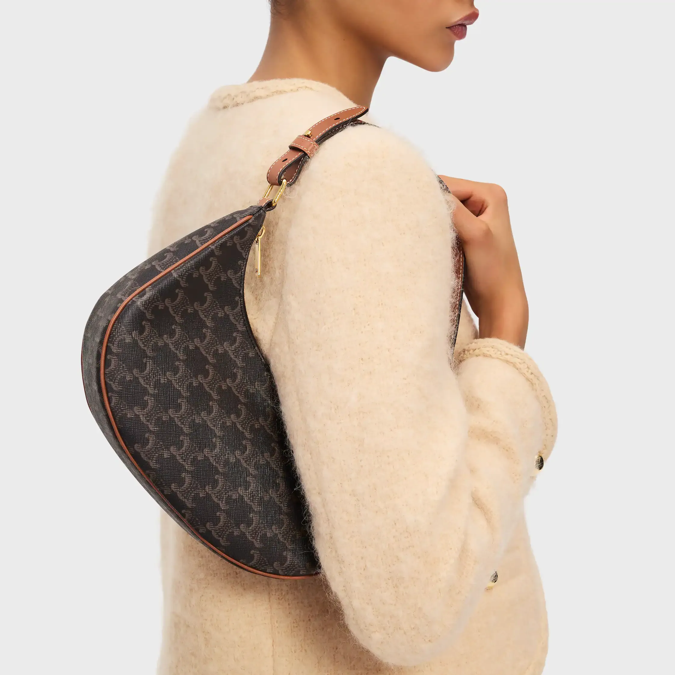 Ava Bag IN Triomphe-tyg och kalvskinn