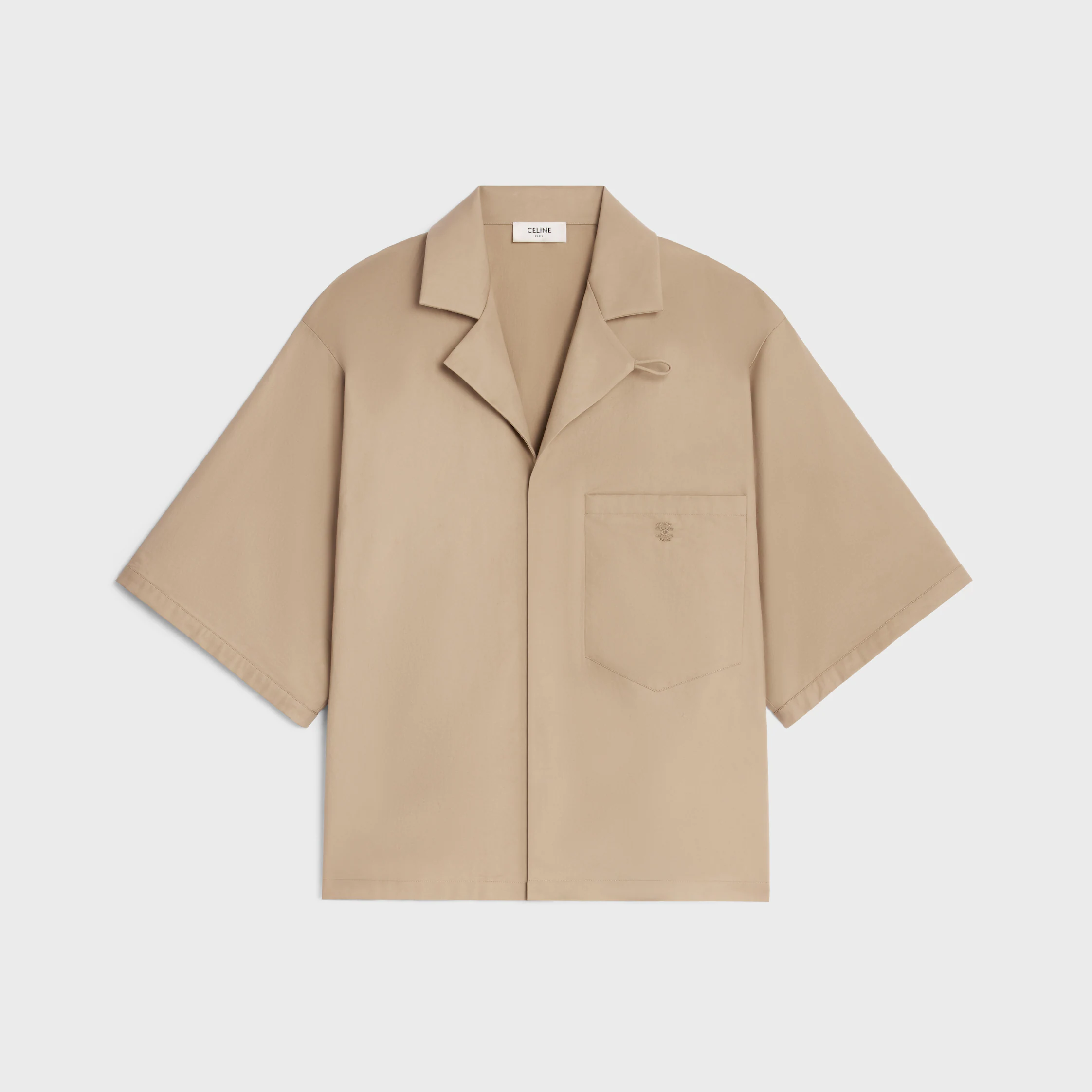 SCOUTSKJORTA I LJUS KOTTON GABARDINE