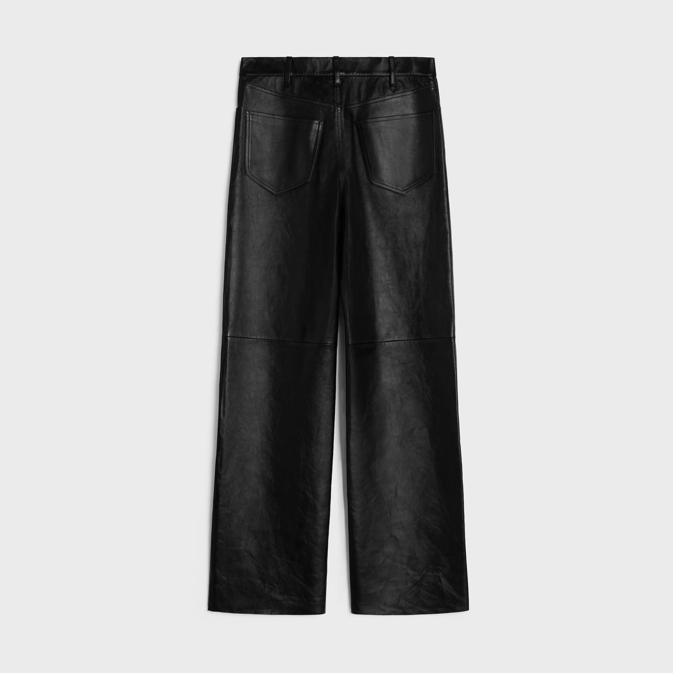 raka jeans i mjuk lambskin