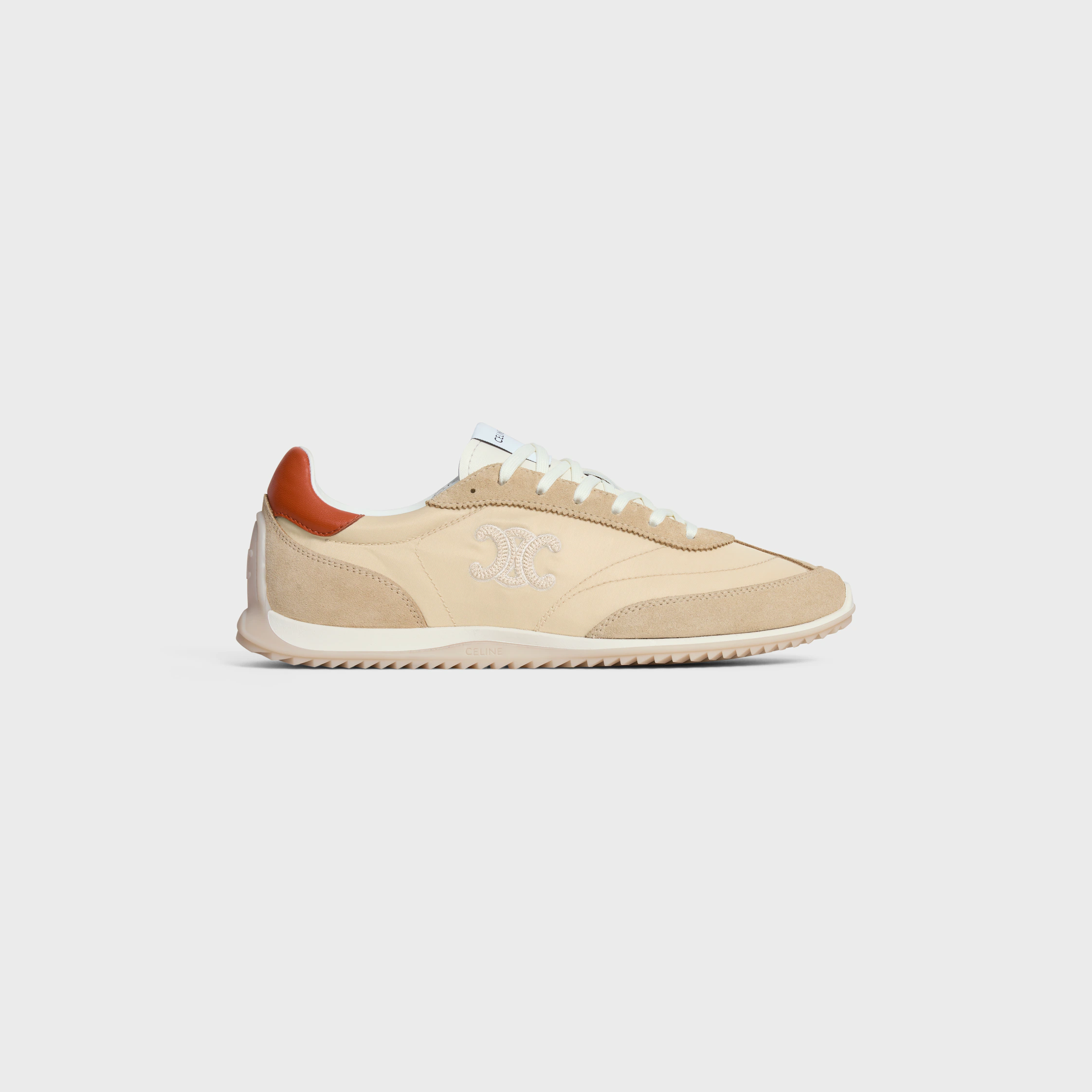 RACER-SNEAKER I NYLON, SUEDE KALFSSKIN OCH KALFSSKIN