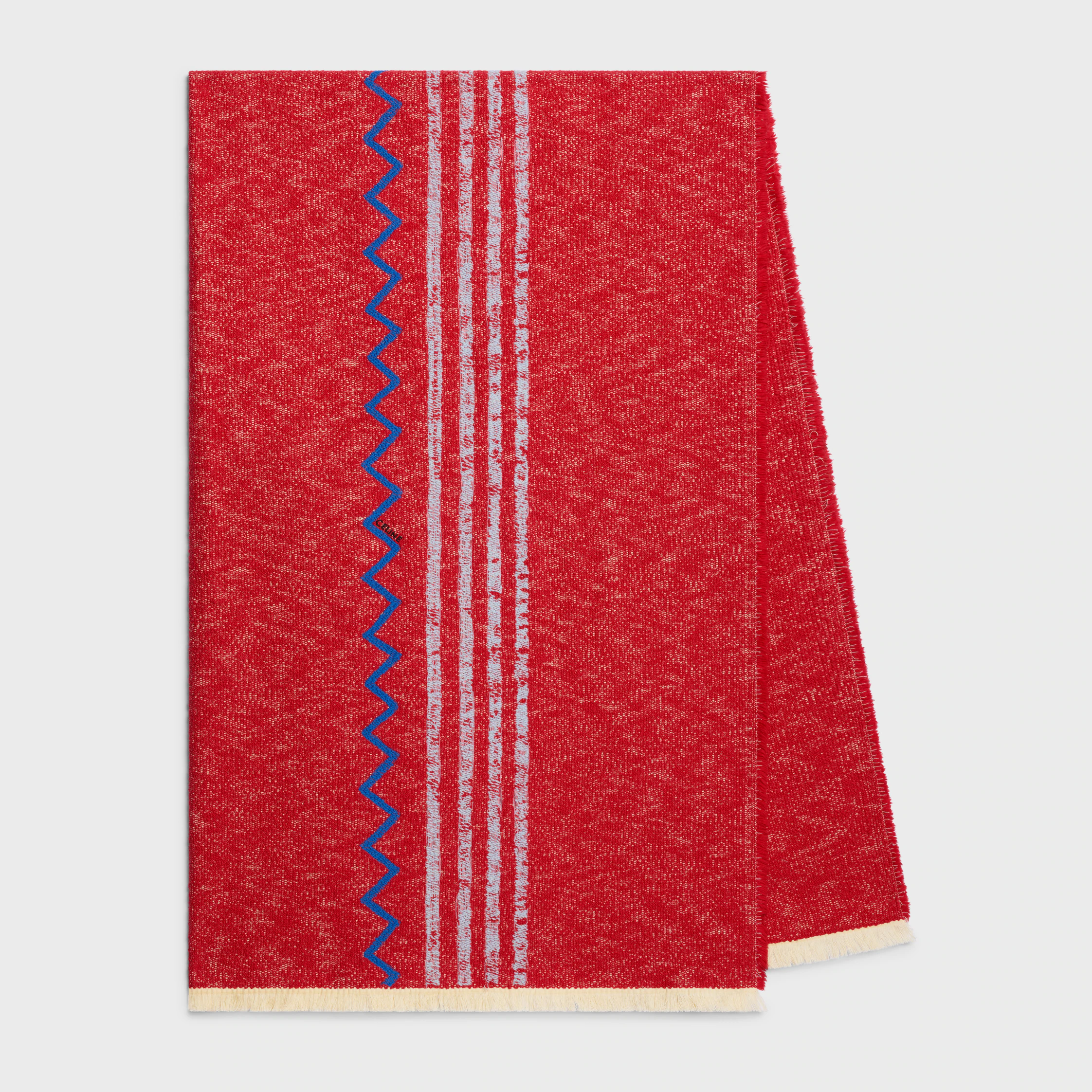 fouta i broderad bomull