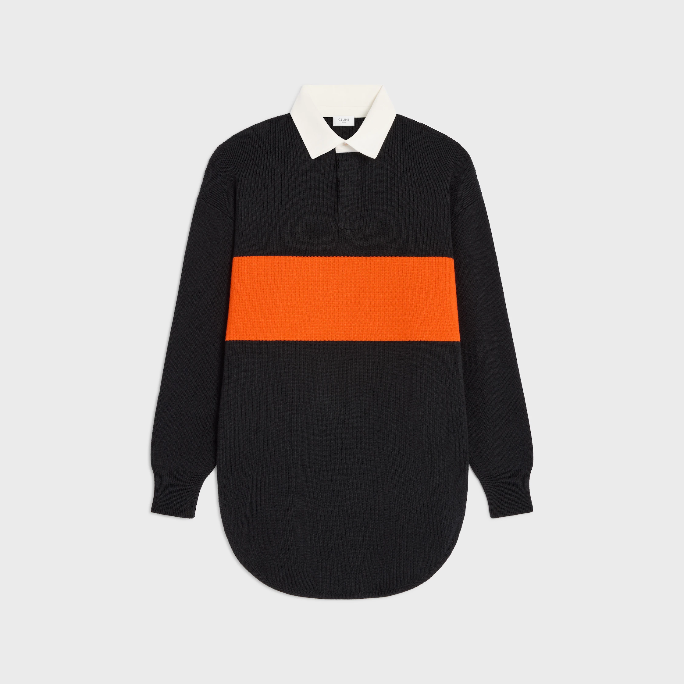 oversized polokofta i ull
