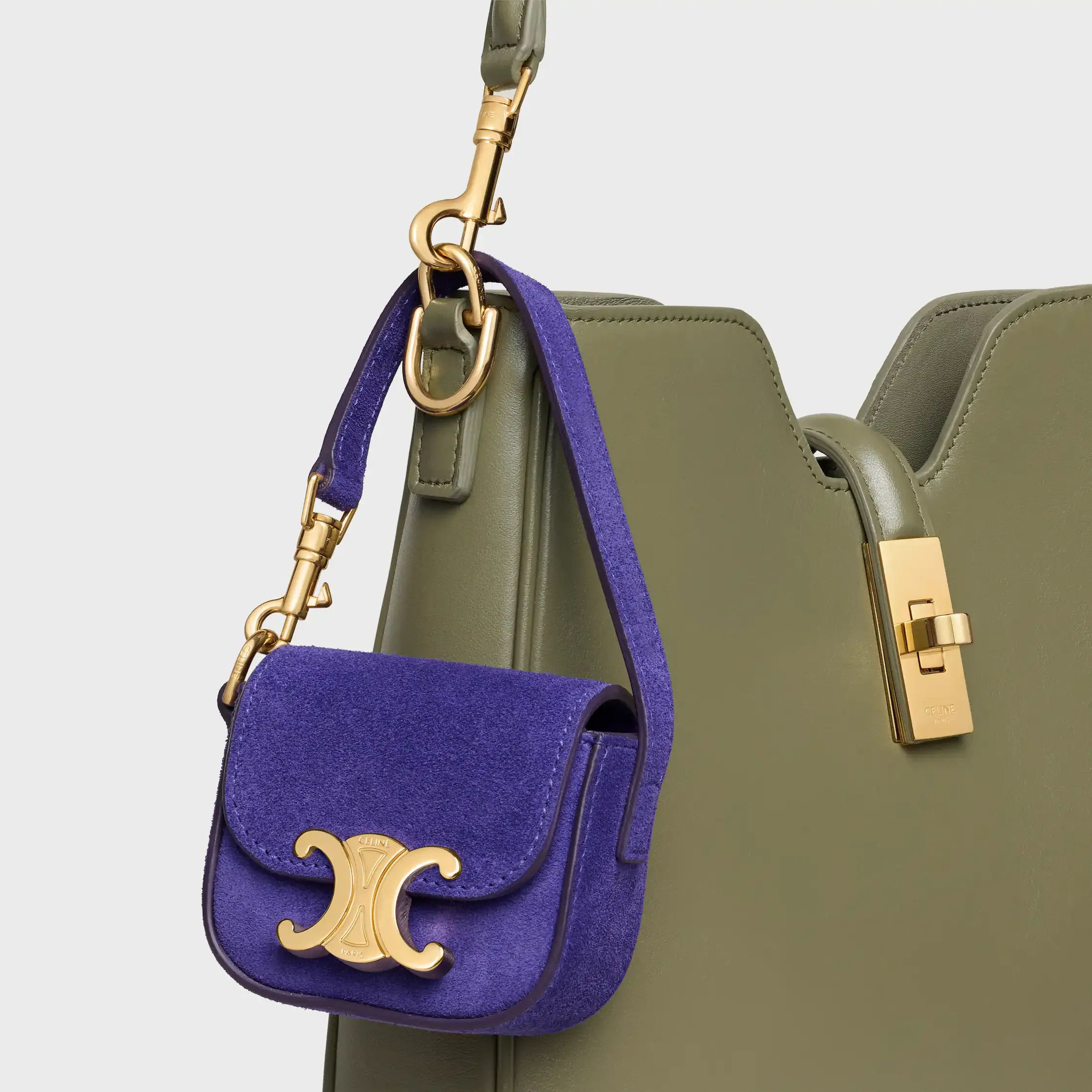 MICRO CLAUDE I SUEDE KALVSKIN