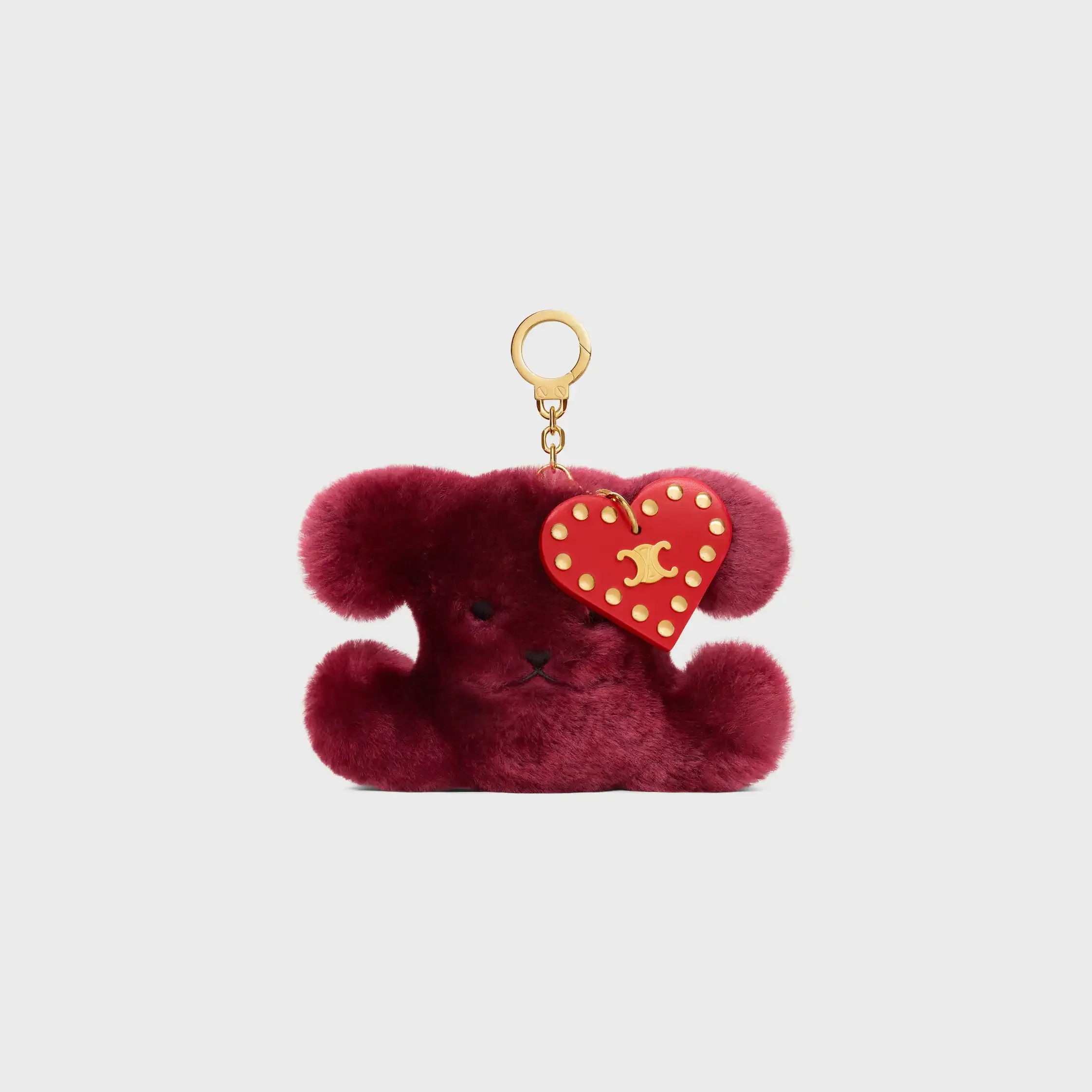 TRIOMPHE POM-POM SMYCKA I BRODERAD SKIN OCH KALVSKIN