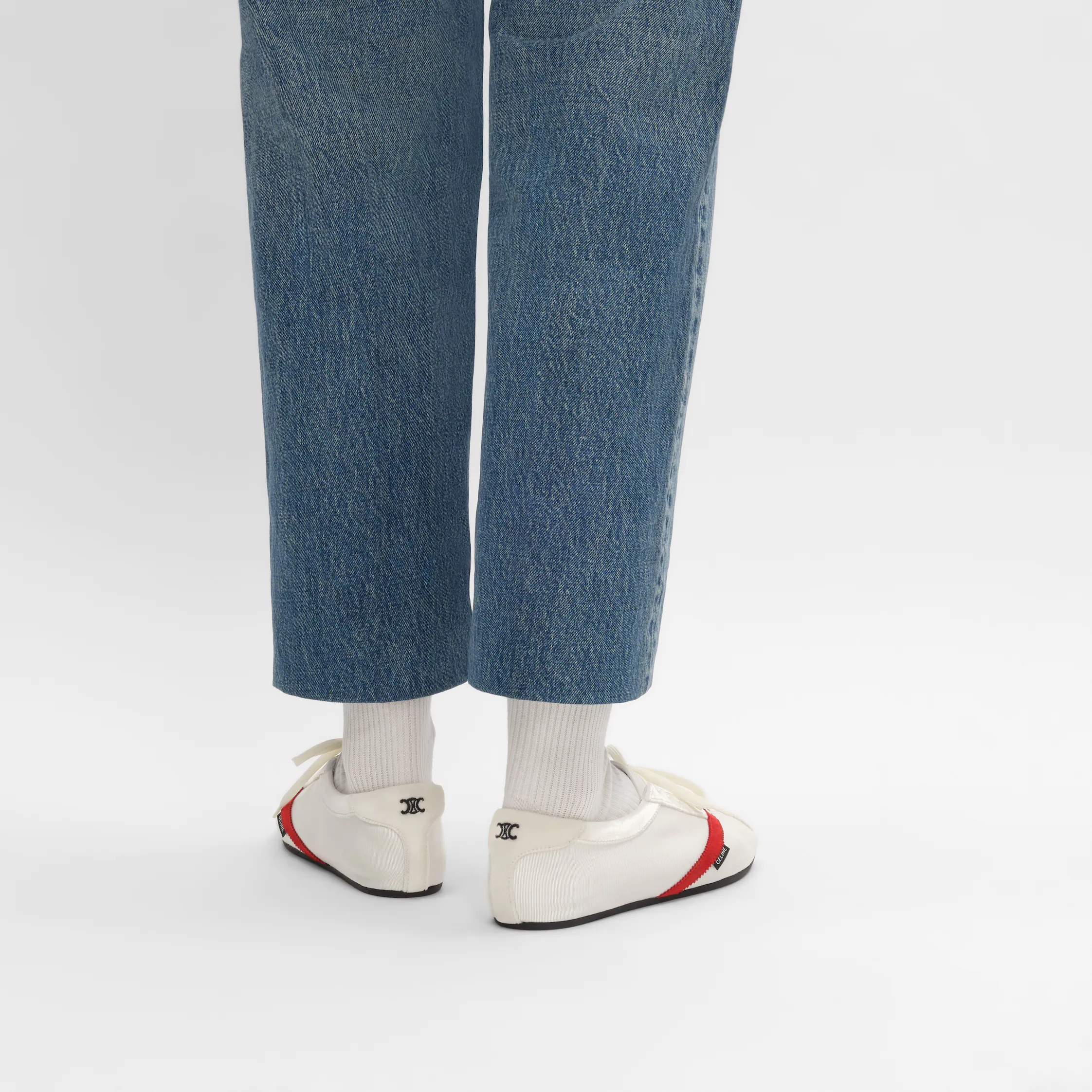 PLATTA SNEAKER I GROS GRAIN, KOTTON, SUEDE, GEJSTHUD OCH LAMMHUD
