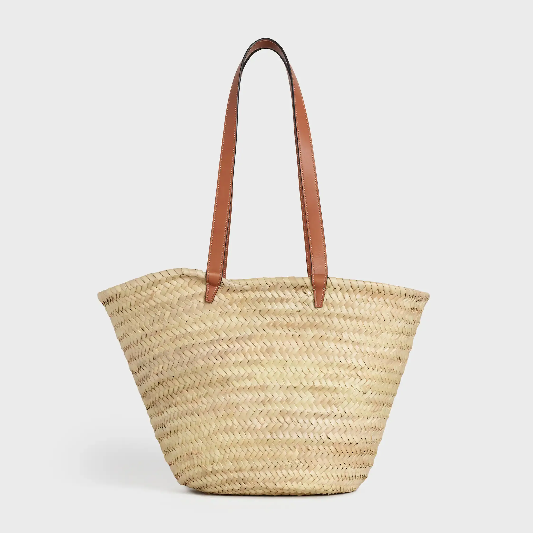 MEDEL CELINE CLASSIC PANIER I PALMFJÄDRAR OCH KALVSKIN