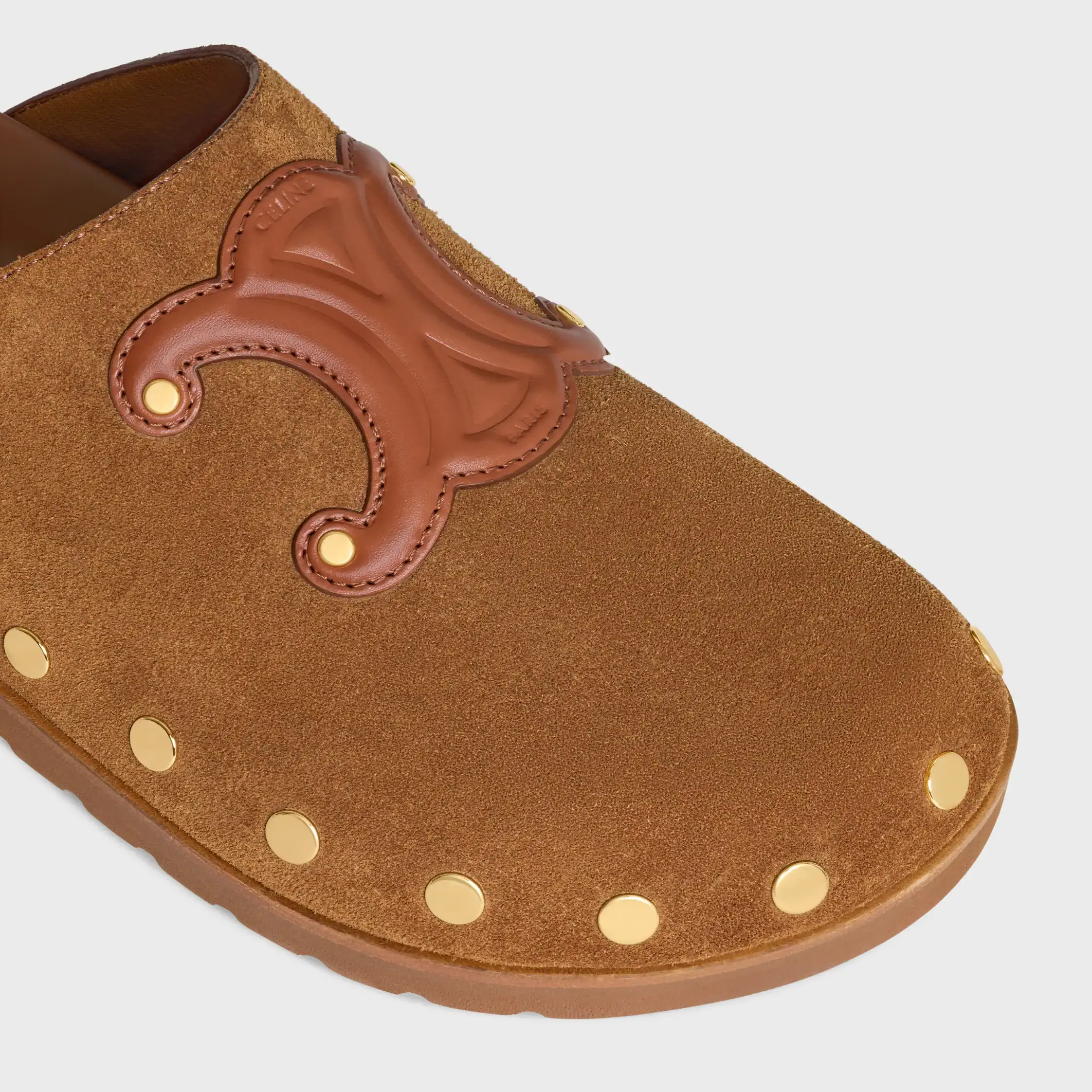 CLOG PITEA I Suede Kalvskinn
