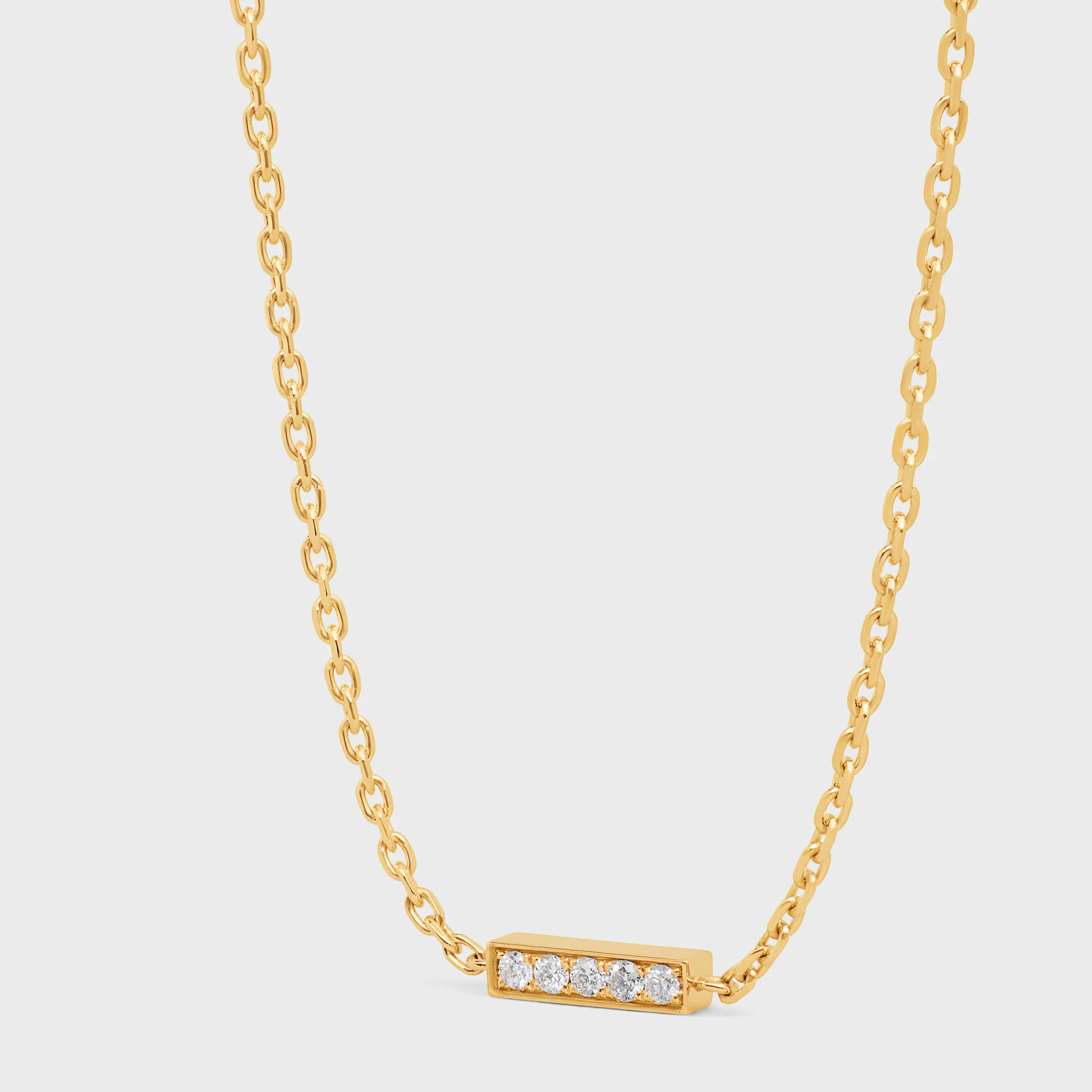 Celine Line-armband i guld och diamanter